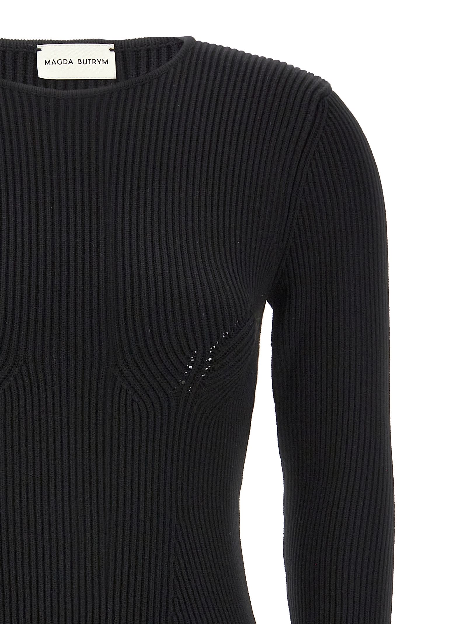 Shop Magda Butrym 07 Sweater In Black