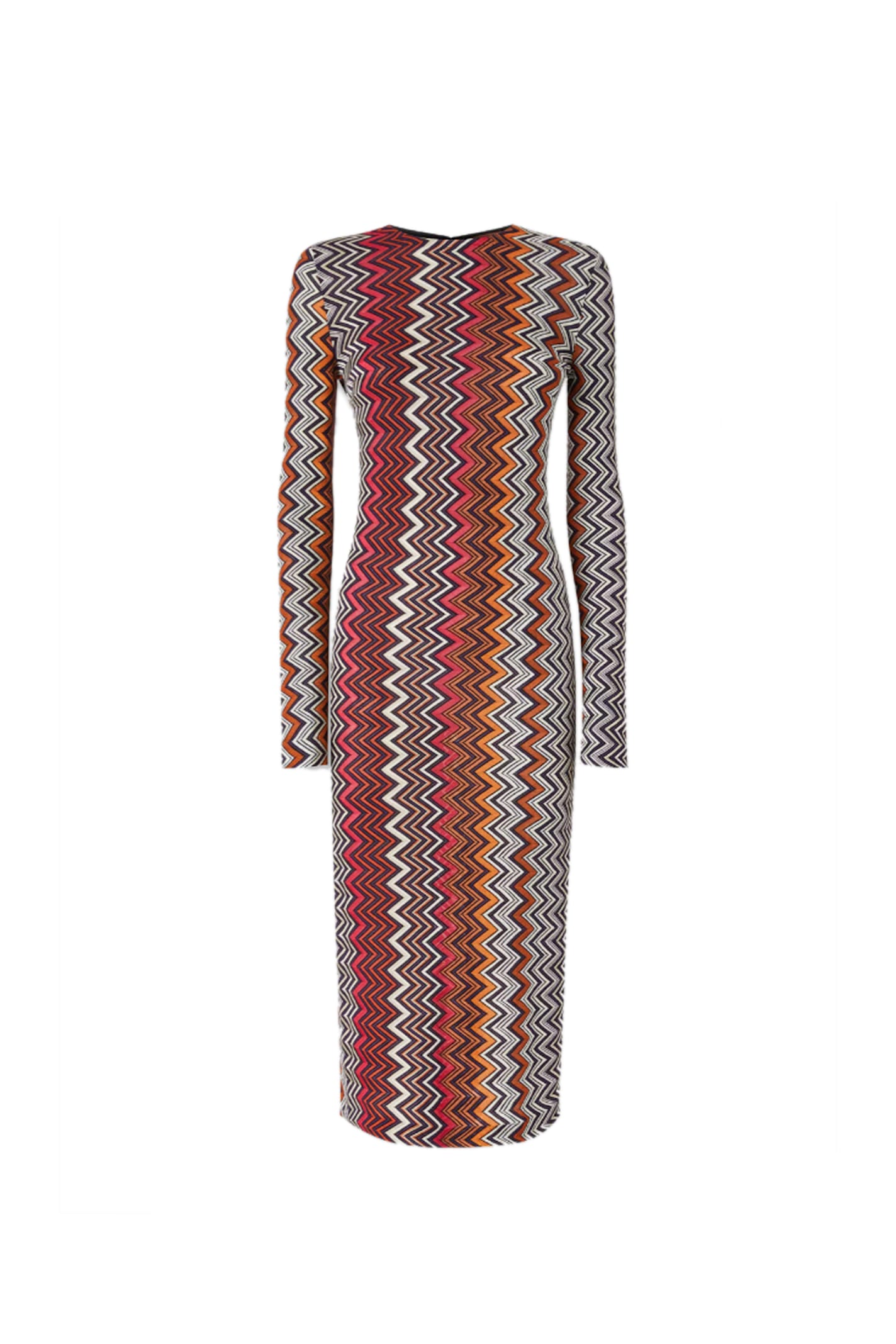 Shop Missoni Dress In Multicolour