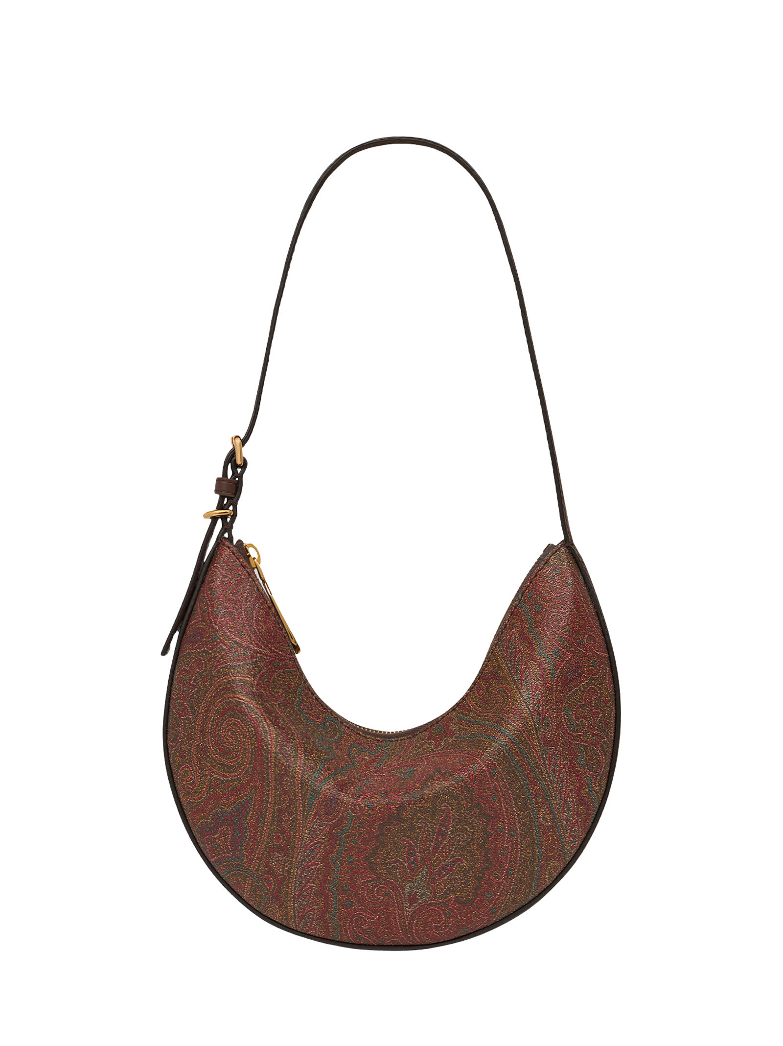 Shop Etro Hobo Essential Small Handbag In Brown