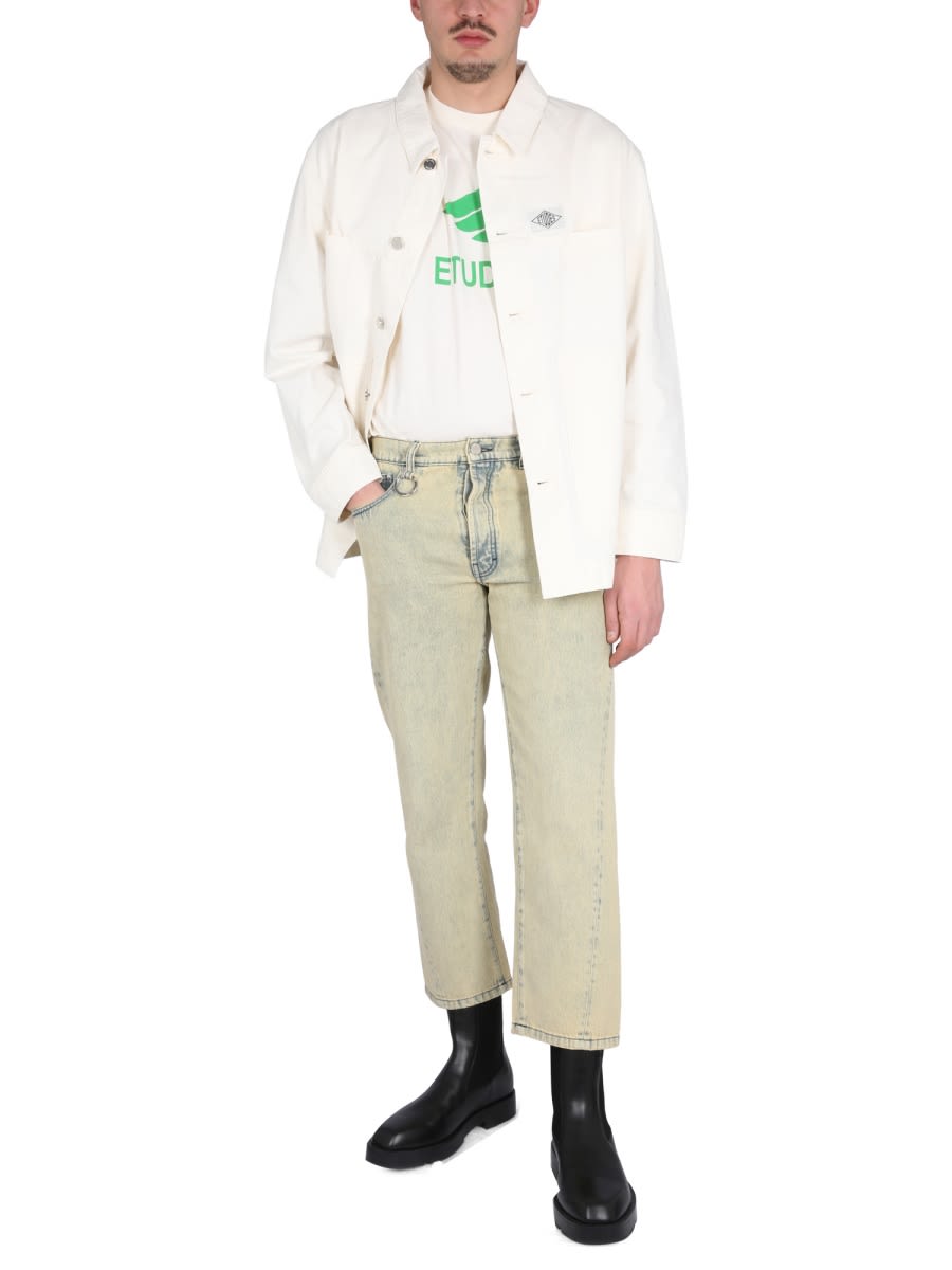 Etudes Studio Études Cotton Shirt Jacket In White