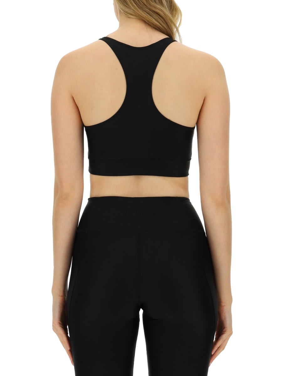 Rotate Birger Christensen Rotate Birgerchristensen Crop Top In Black