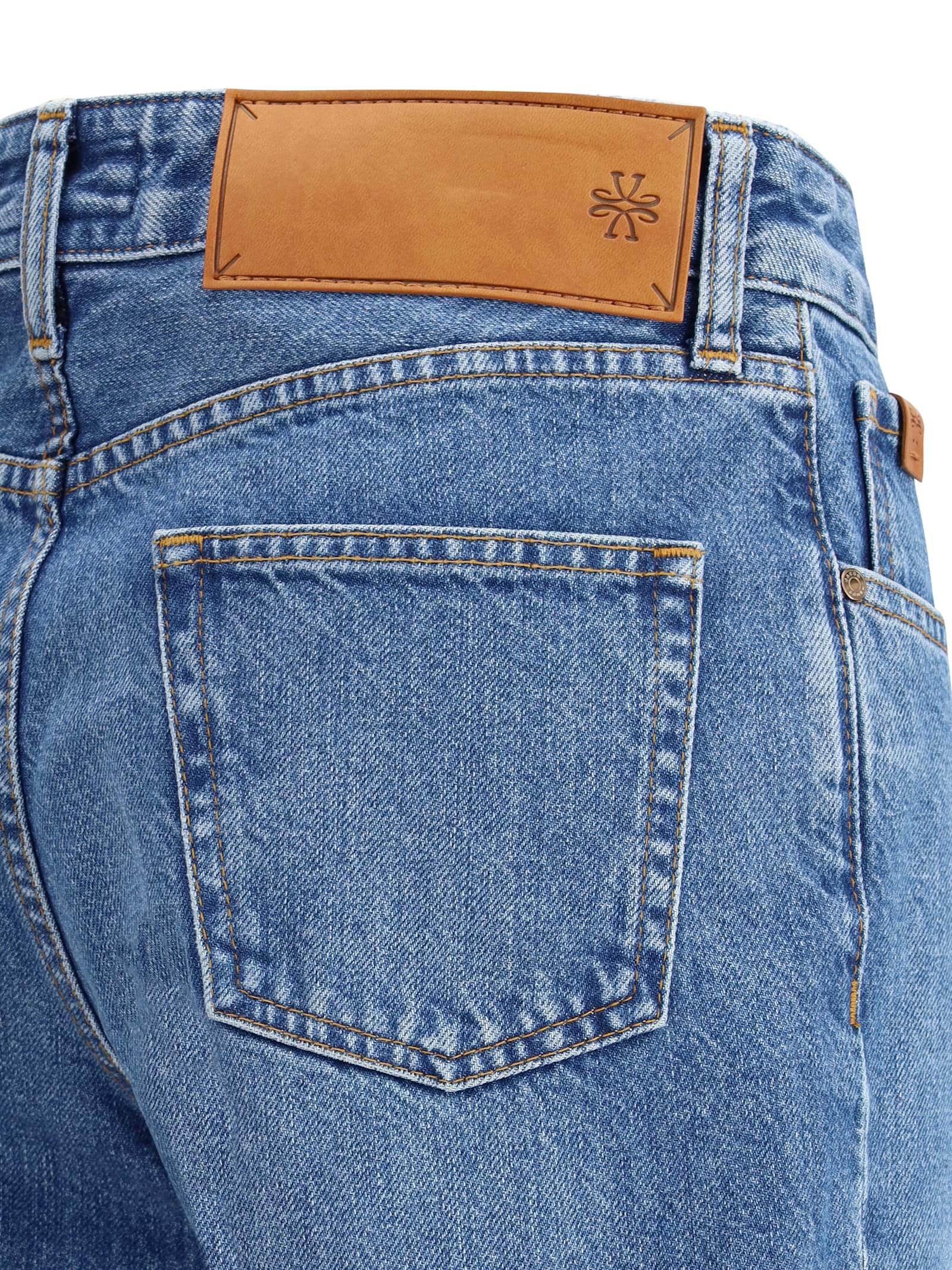 Jacob Cohen Modern Mid-rise Boot-cut Denim Trousers In Blue