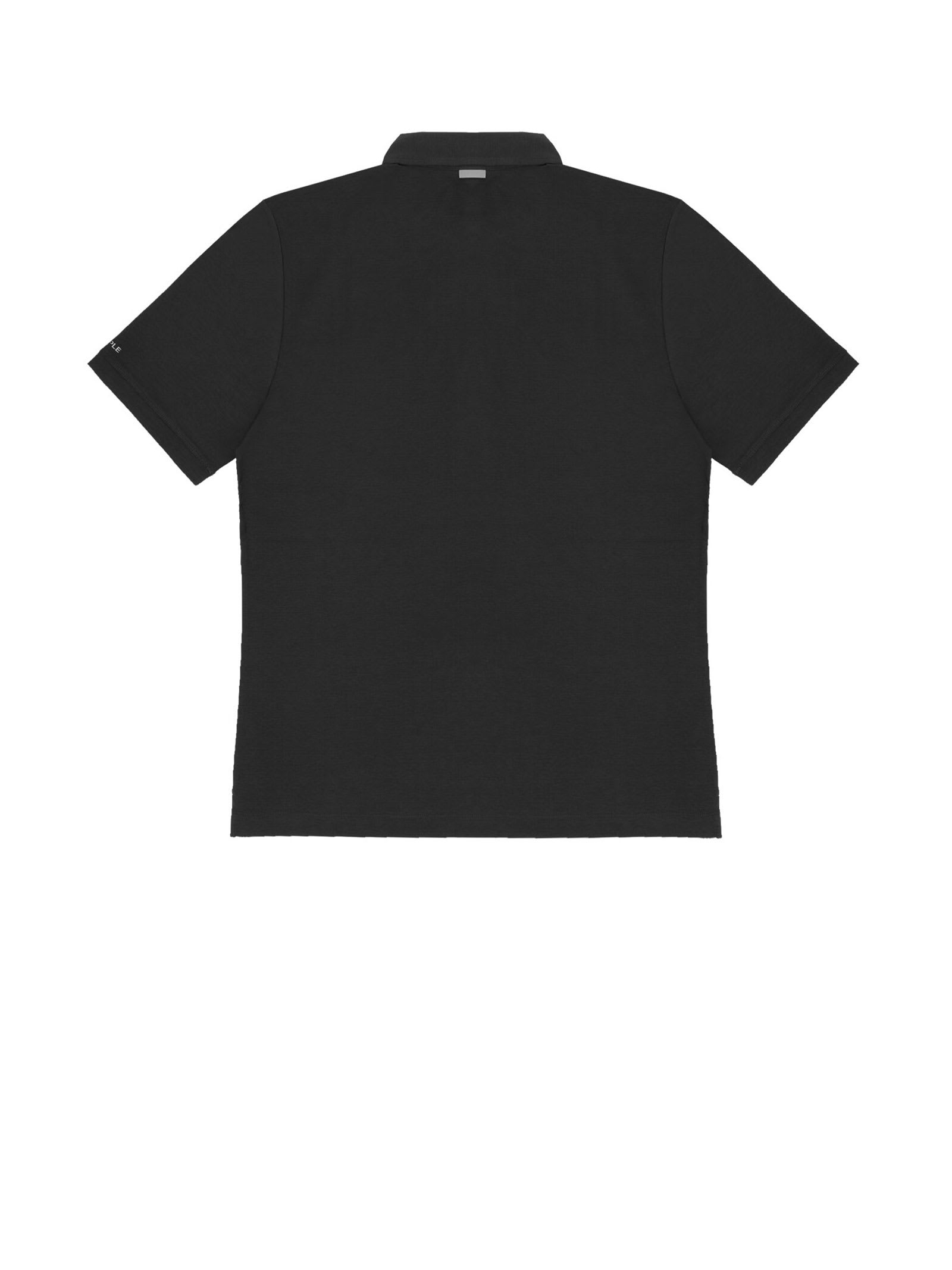 Black Short-sleeved Polo Shirt