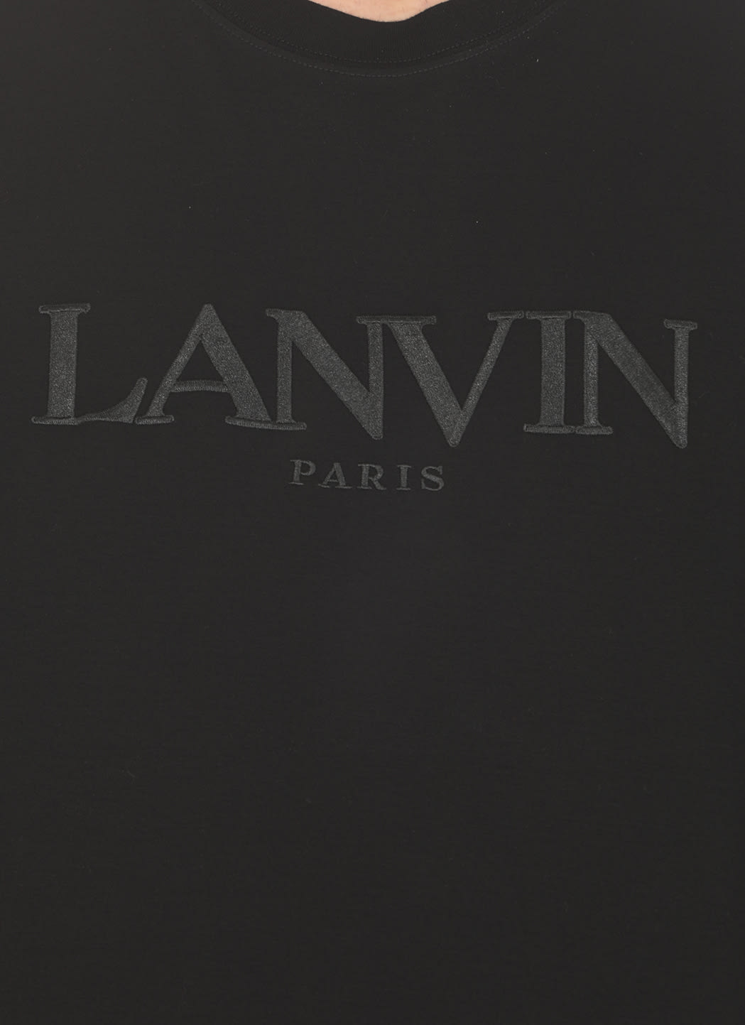 Shop Lanvin T-shirt With Embroidery In Black