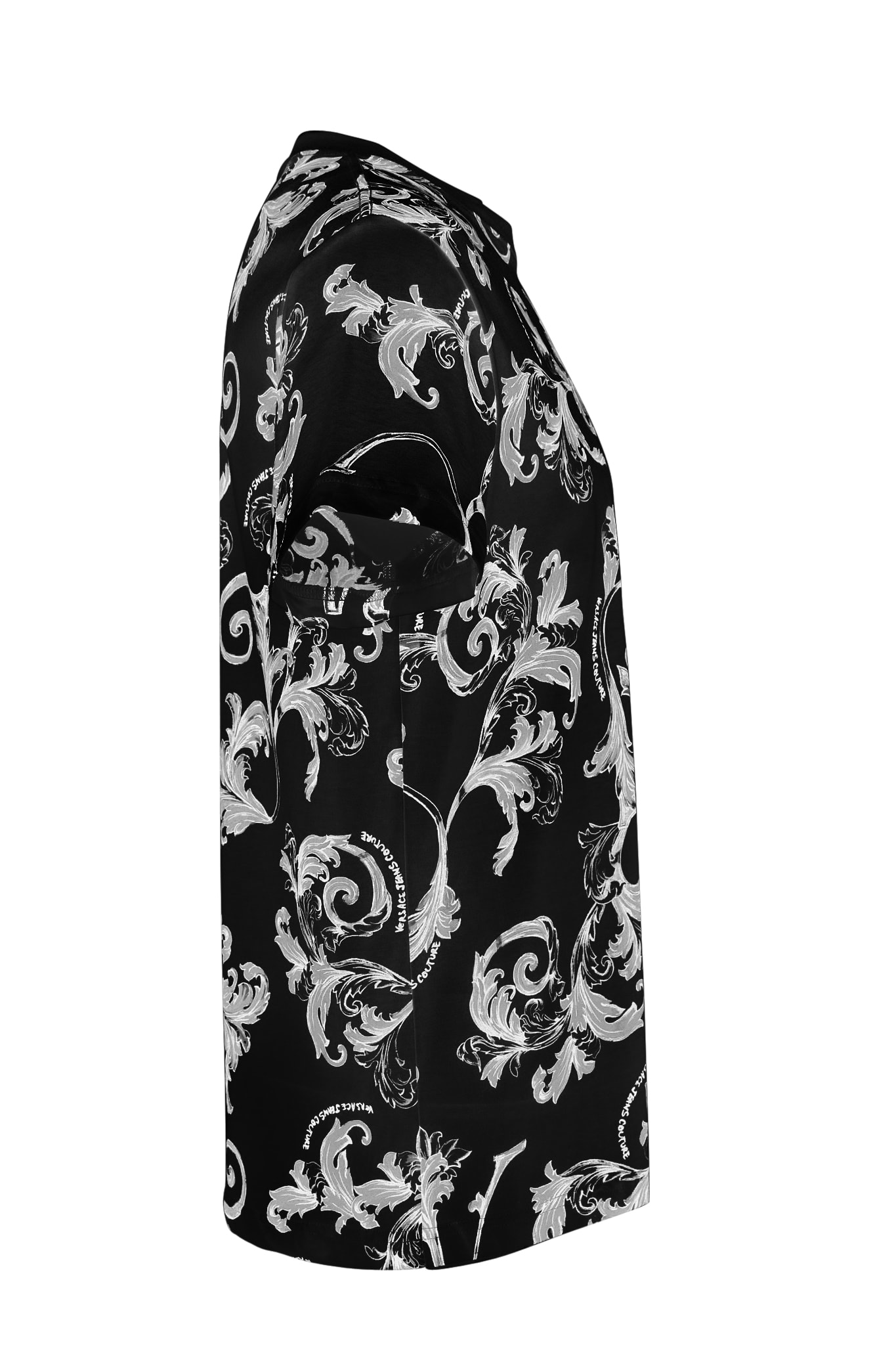 Shop Versace Jeans Couture T-shirt In Black