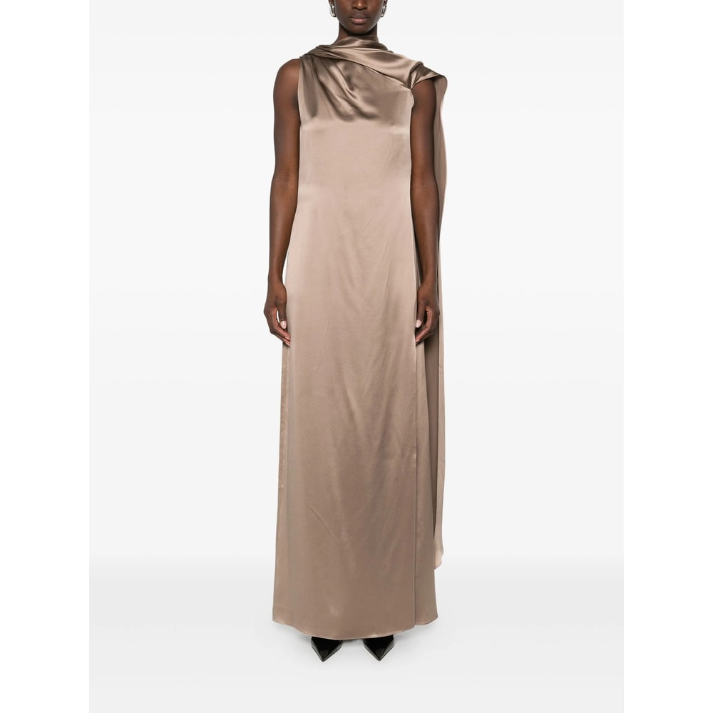 Max Mara Dresses Neutral In Brown