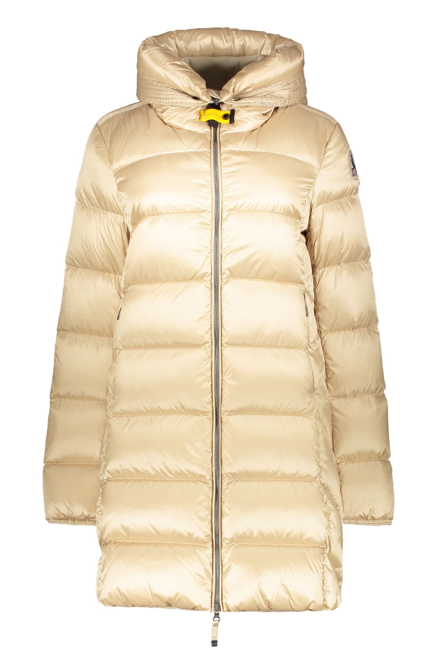 Shop Parajumpers Marion Hooded Down Jacket In Gold