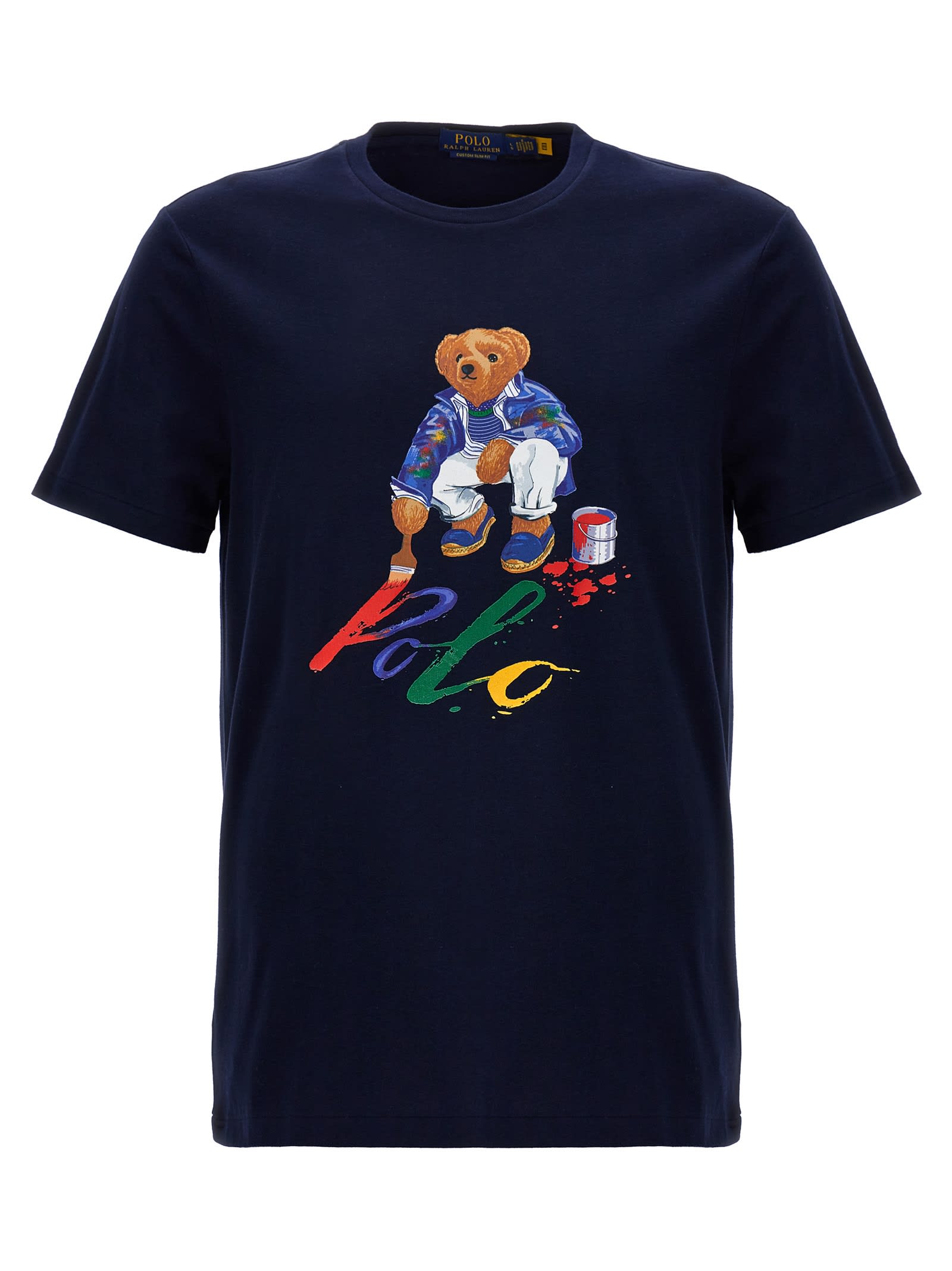 Ralph Lauren Polo Bear T-shirt In Navy