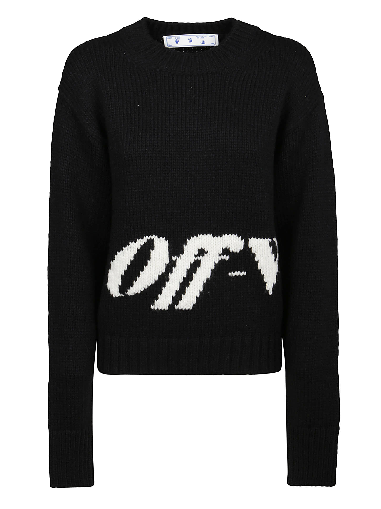 Off-White Intarsia Logo Sweater