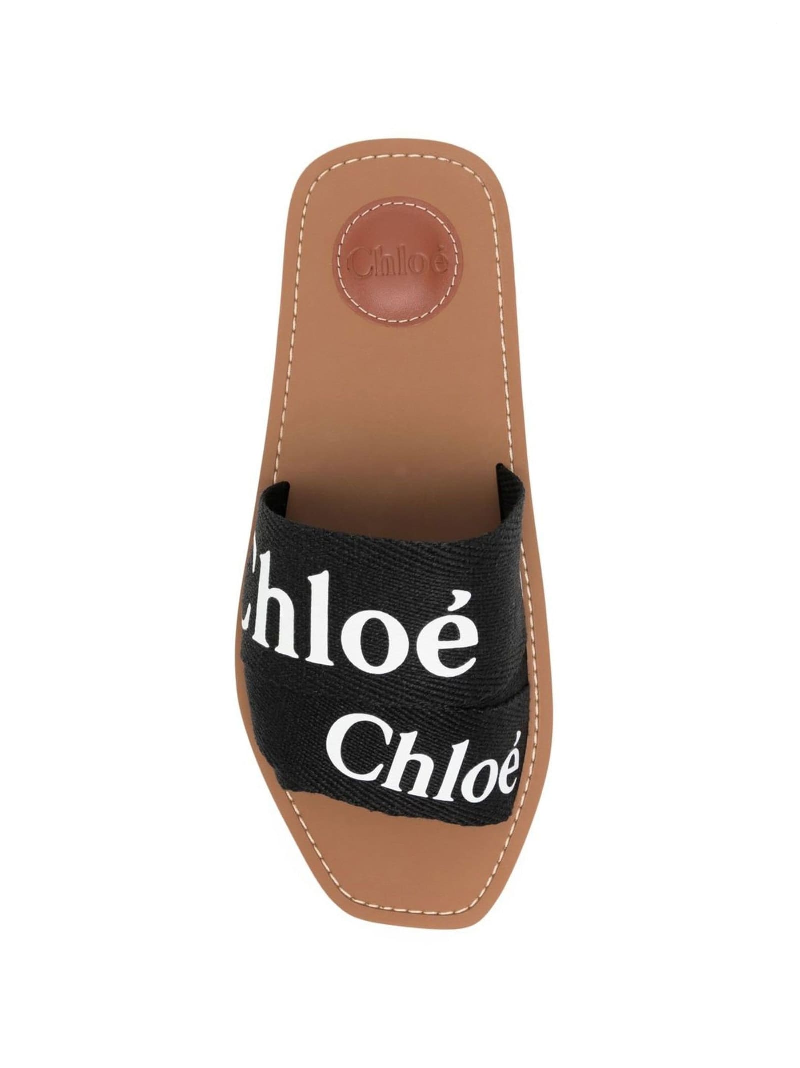 Shop Chloé Flat Shoes In Black