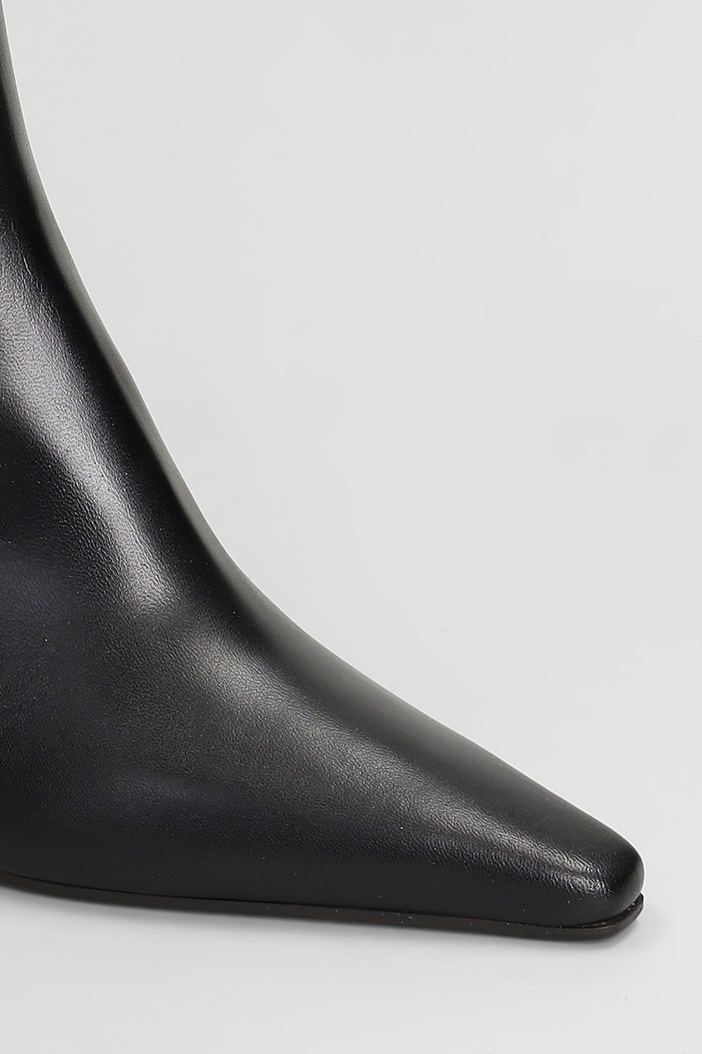 Roberto Festa 75mm Yanira Pointed-toe Heeled Ankle Boots In Black