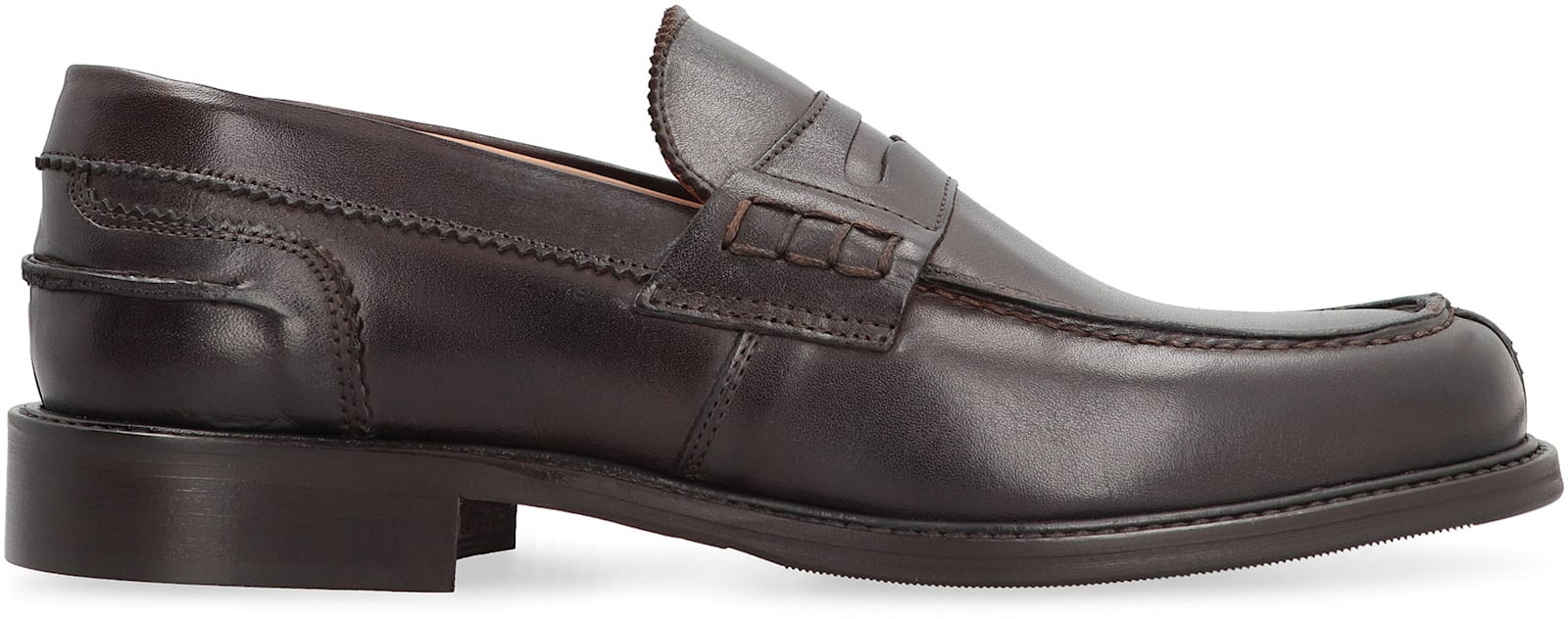 Bruno Magli Calfskin Loafers In Brown