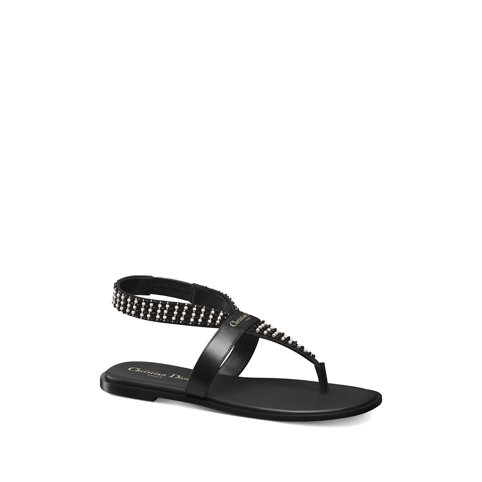Dior Eclat Thong Sandal Women In Black