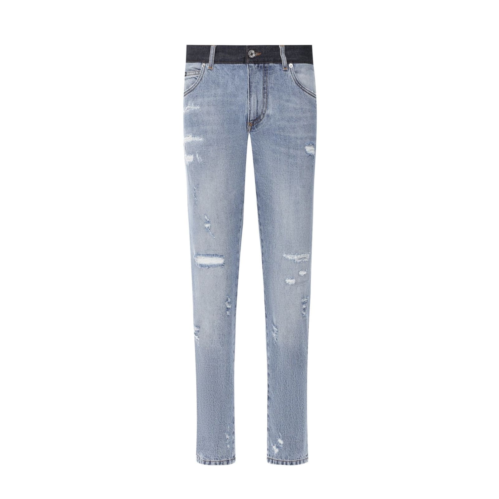 Shop Dolce & Gabbana Denim Jeans In Blue