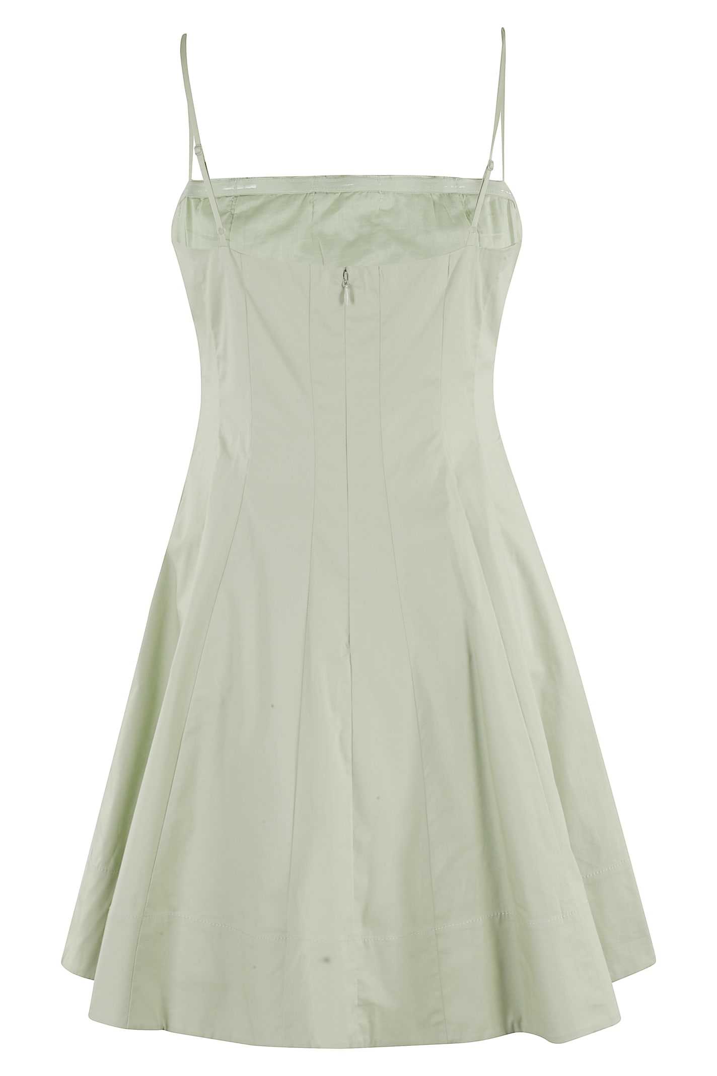 Staud Wylie Stretch Cotton Minidress