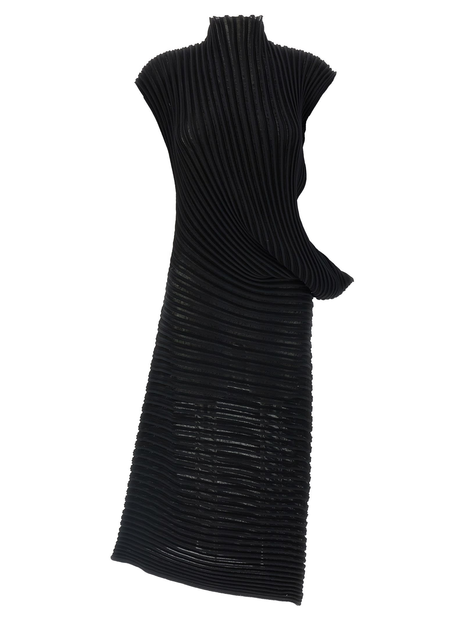 Issey Miyake Black Stream Dress