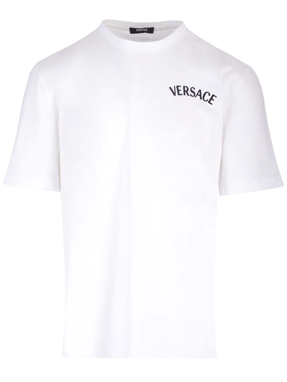 Shop Versace T-shirt In White