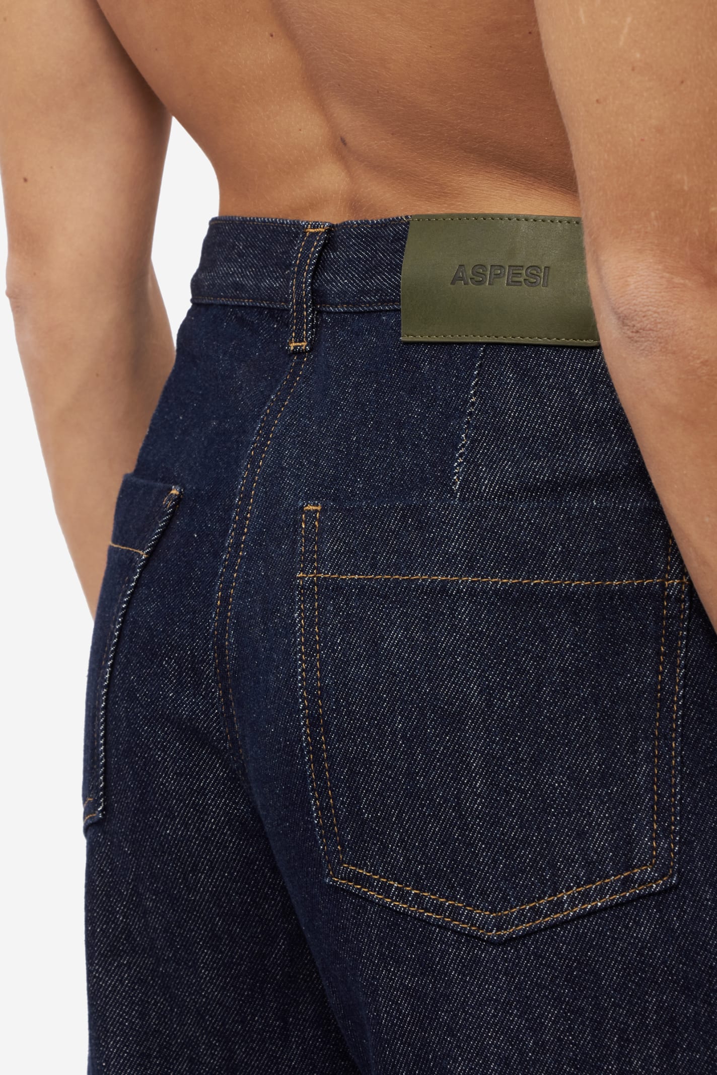 Shop Aspesi Jeans In Denim