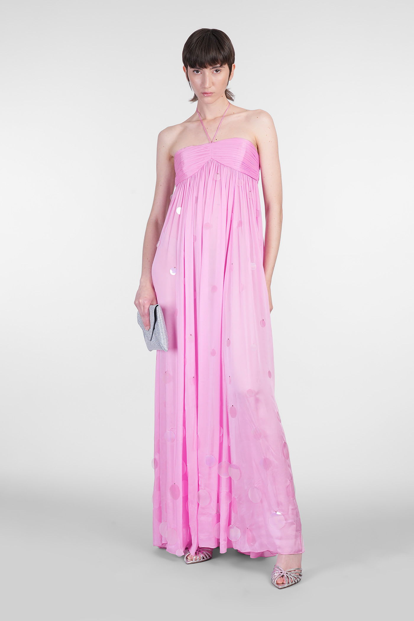 Retroféte Mathilde In Rose-pink Viscose In Pink