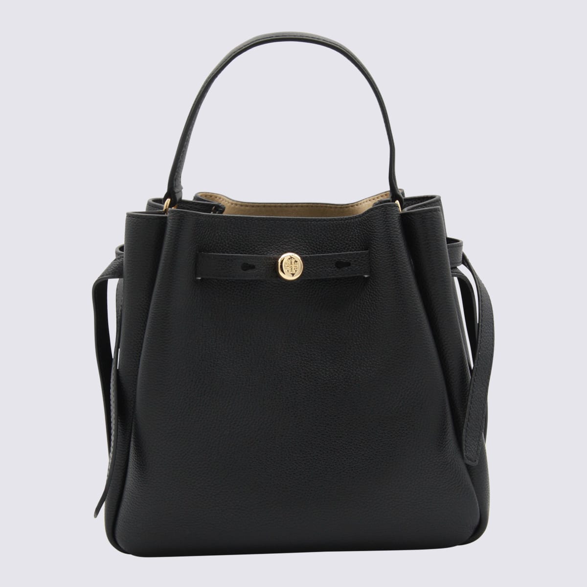 Tory Burch Black Leather Romy Satchel
