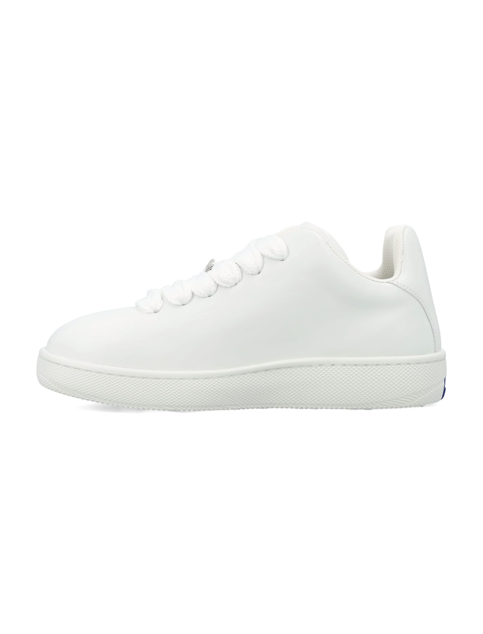 Shop Burberry Mf Box Sneakers In White