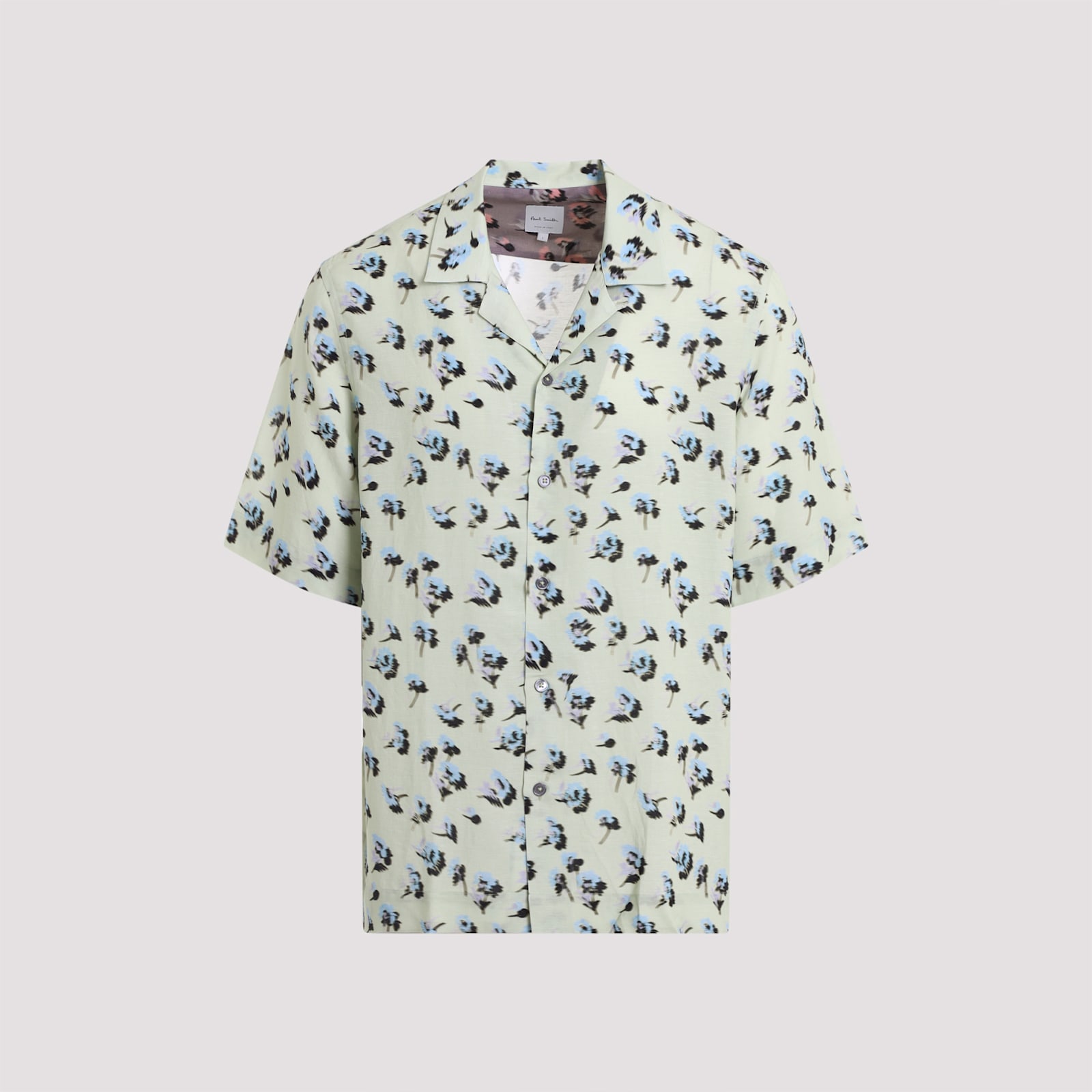 Shop Paul Smith S/s Regular Fit Shirt In Lime Green