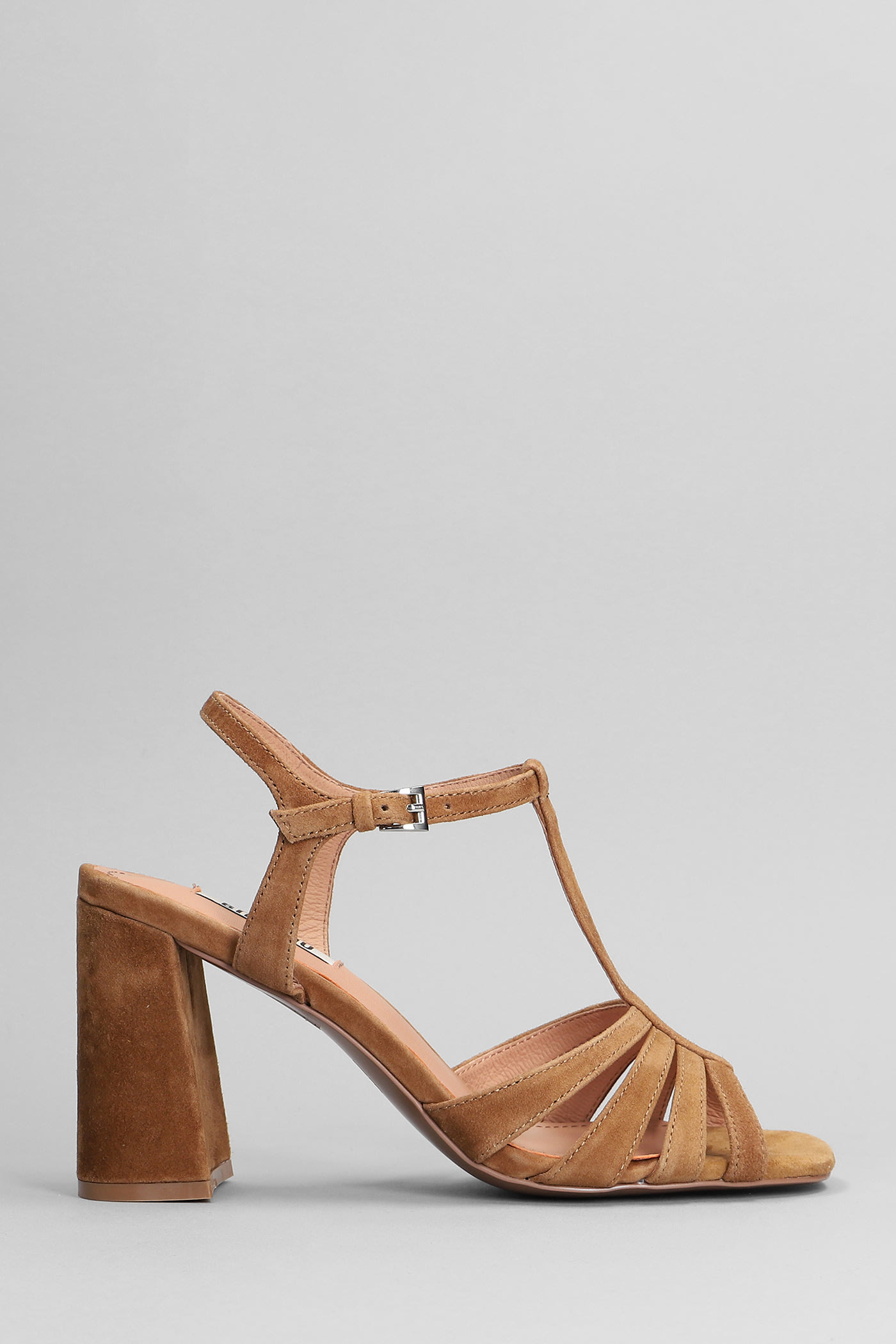 Shop Bibi Lou Azalea Sandals In Leather Color Suede