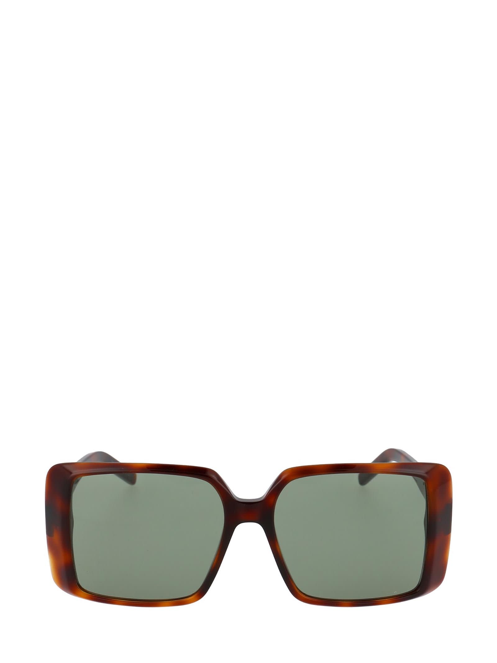 Saint Laurent Eyewear Saint Laurent Sl 451 Medium Havana Sunglasses