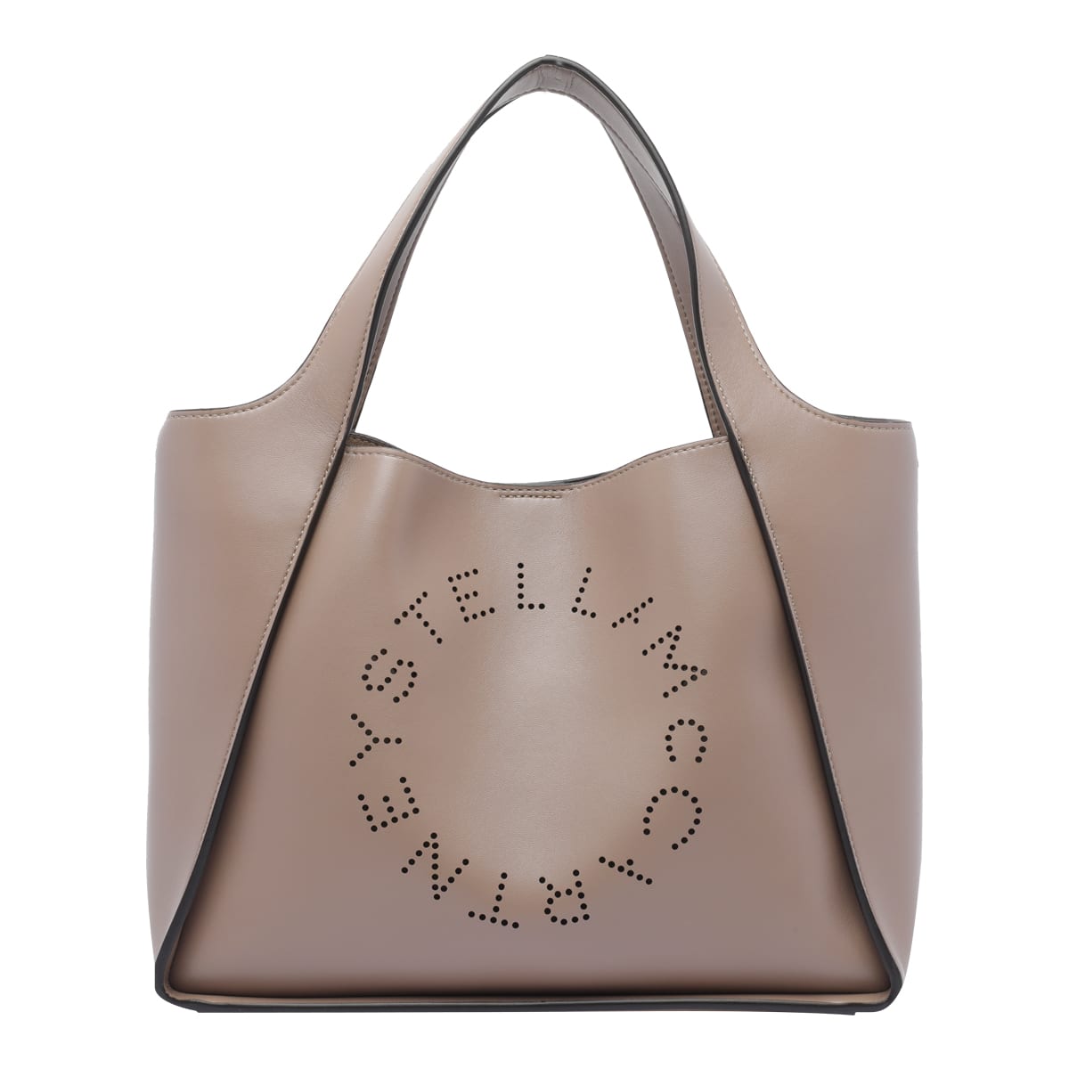 Stella Mccartney Logo Crossbody Bag In Brown