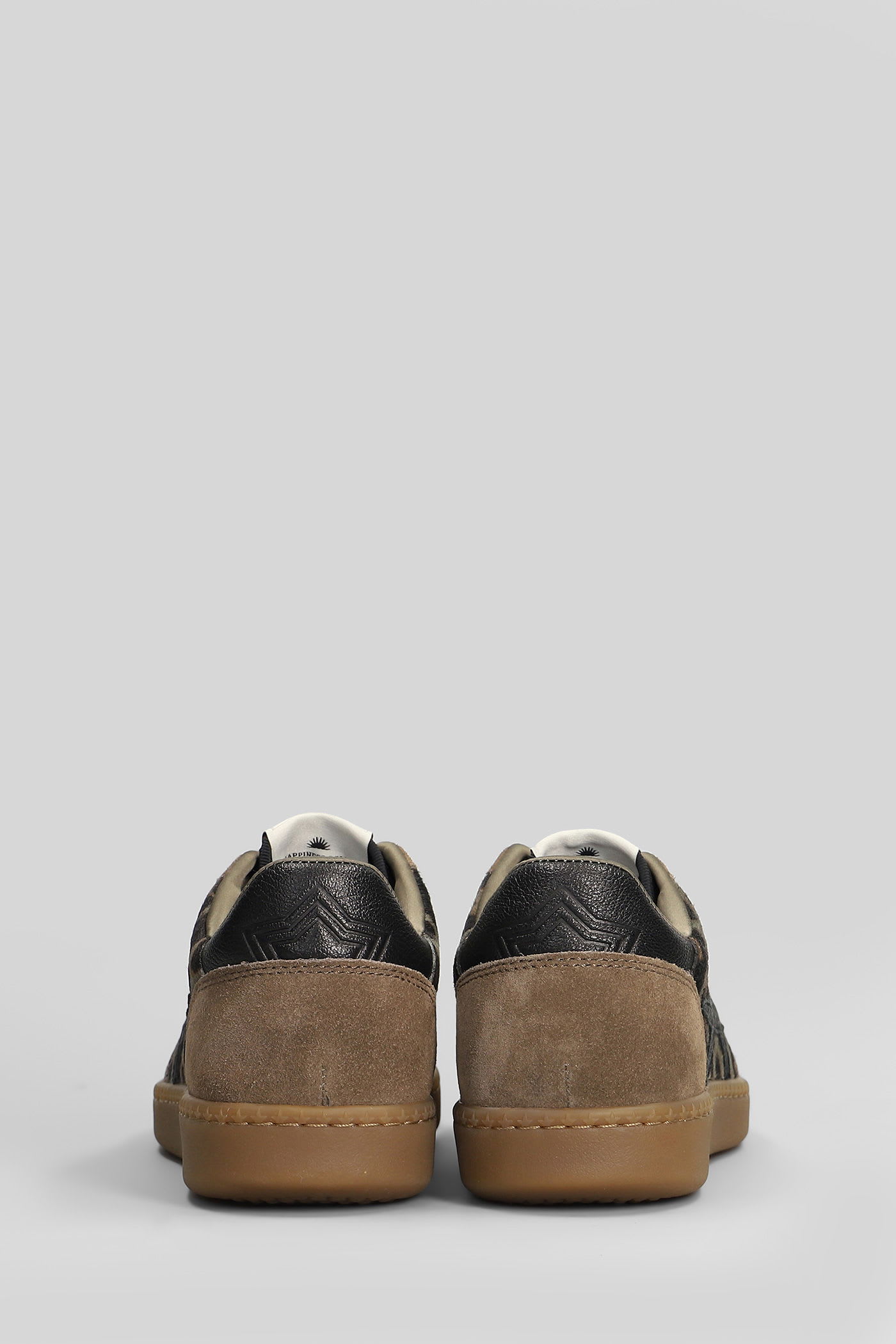 Ash Sunset Sneakers In Beige Suede And Leather In Brown