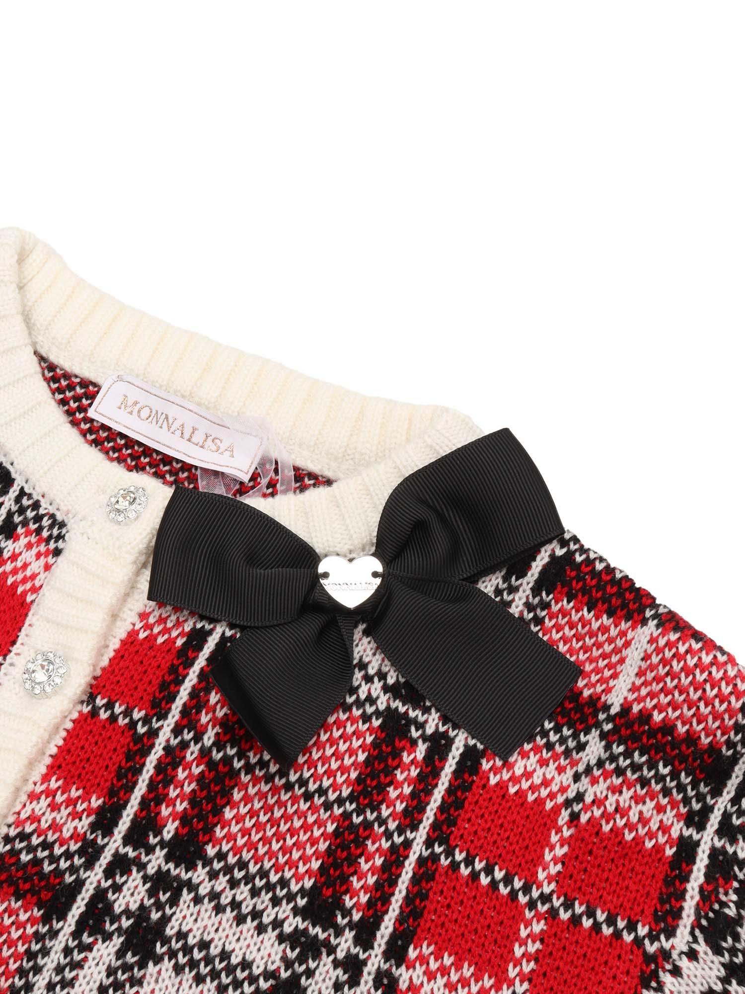 Monnalisa Cardigan In Red