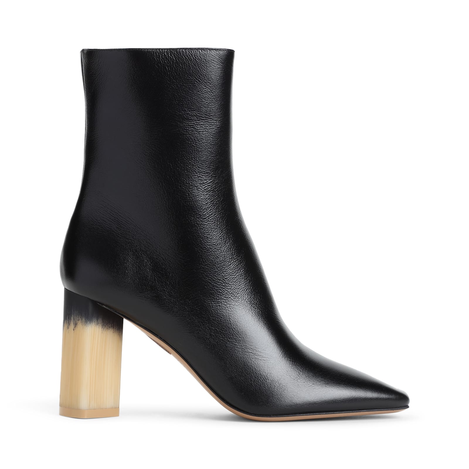 Chloé Bottines À Talon Georgia Femme Noir Taille 38 100% Cuir D'agneau In Black