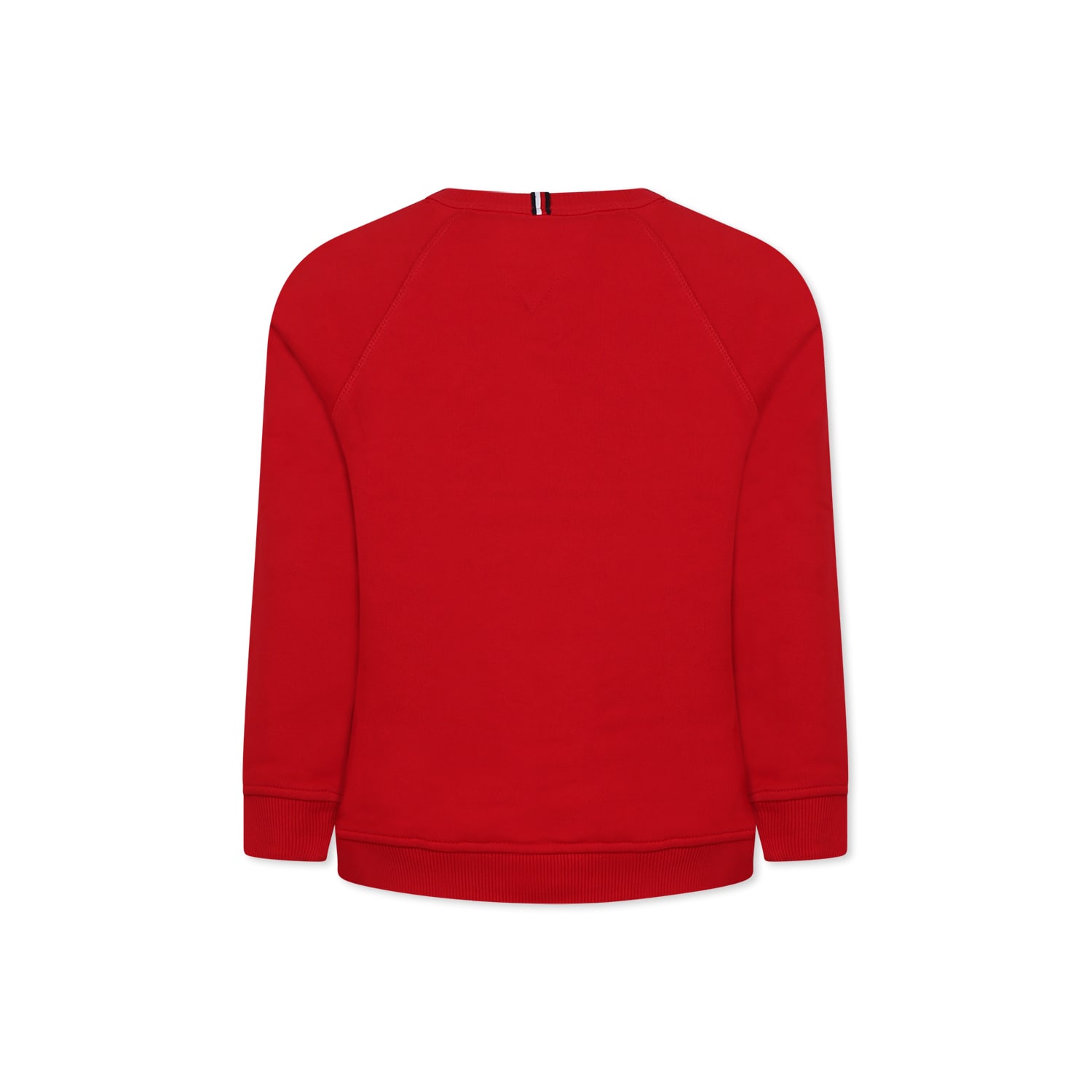 Tommy Hilfiger Burgundy Sweatshirt For Kids With Logo In Bordeaux