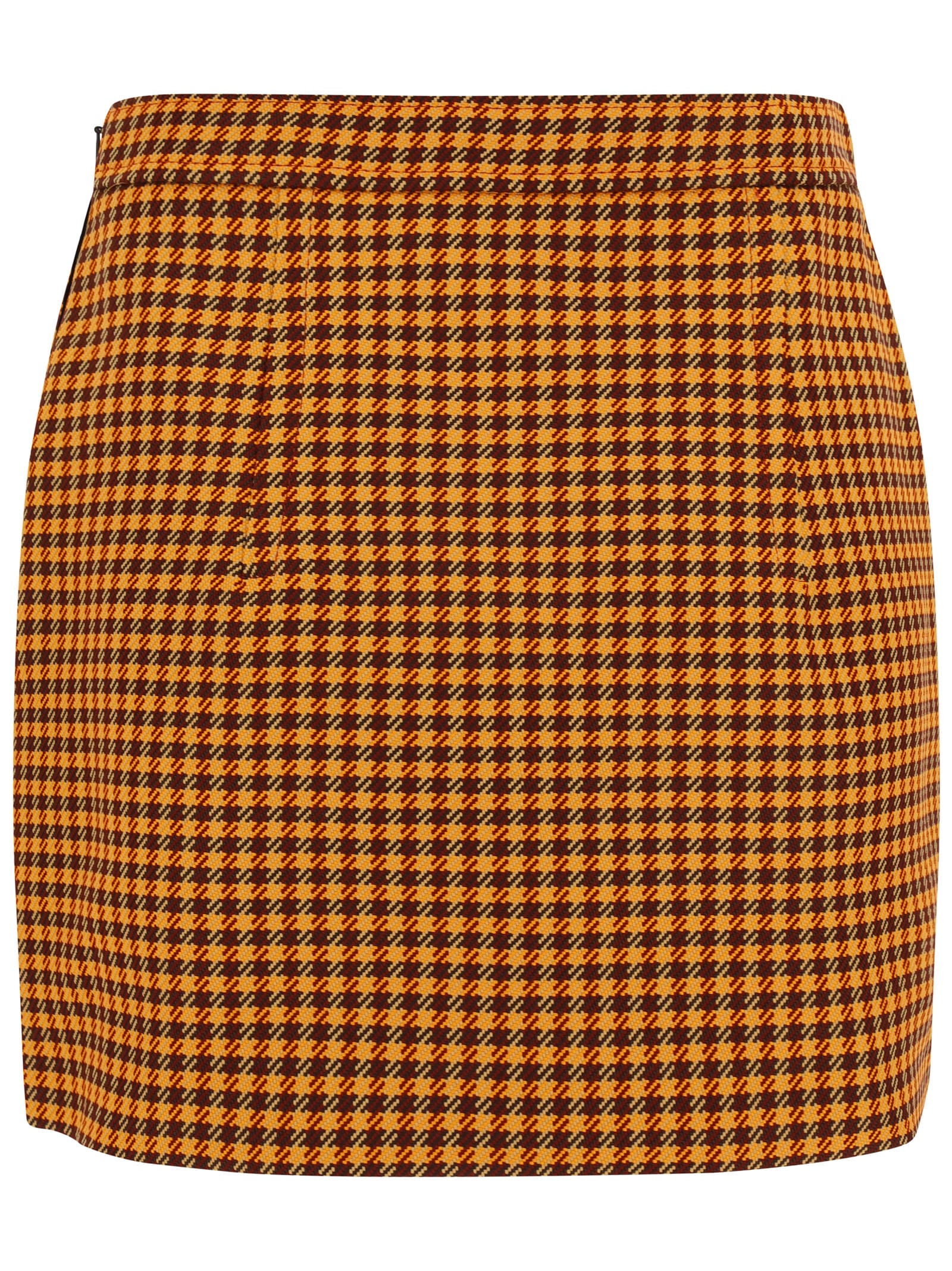 Shop Marni Mini Skirt In Leather