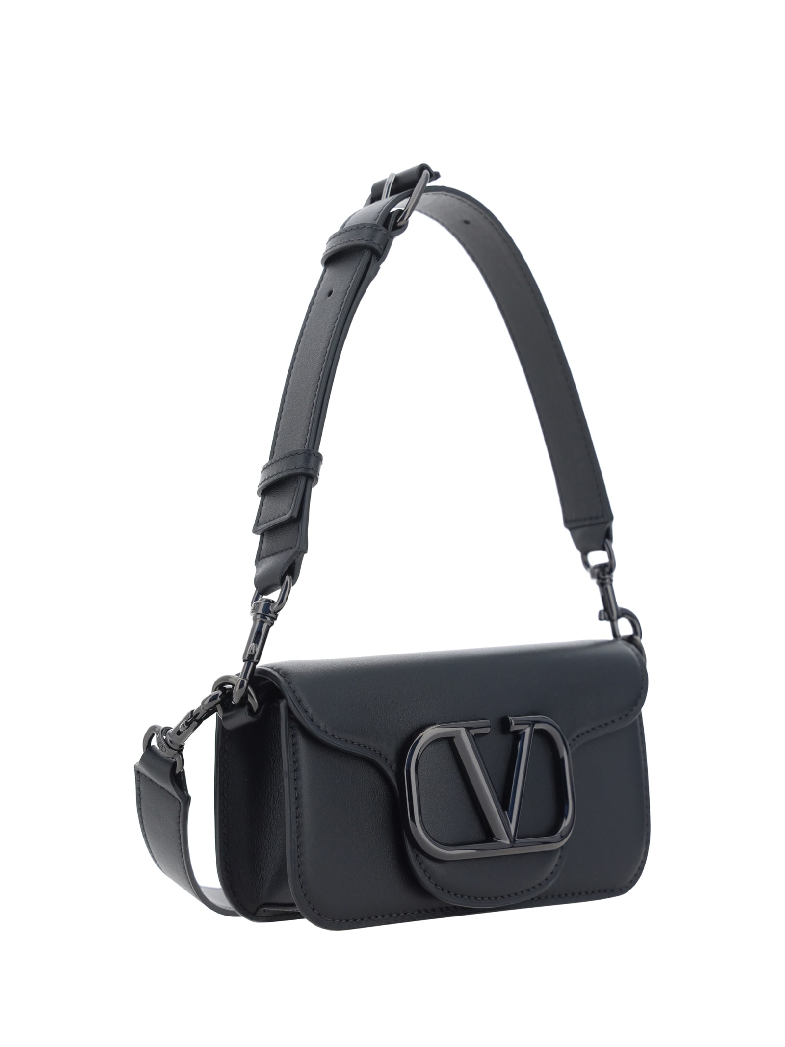 Shop Valentino Loco Mini Shoulder Bag In Nero