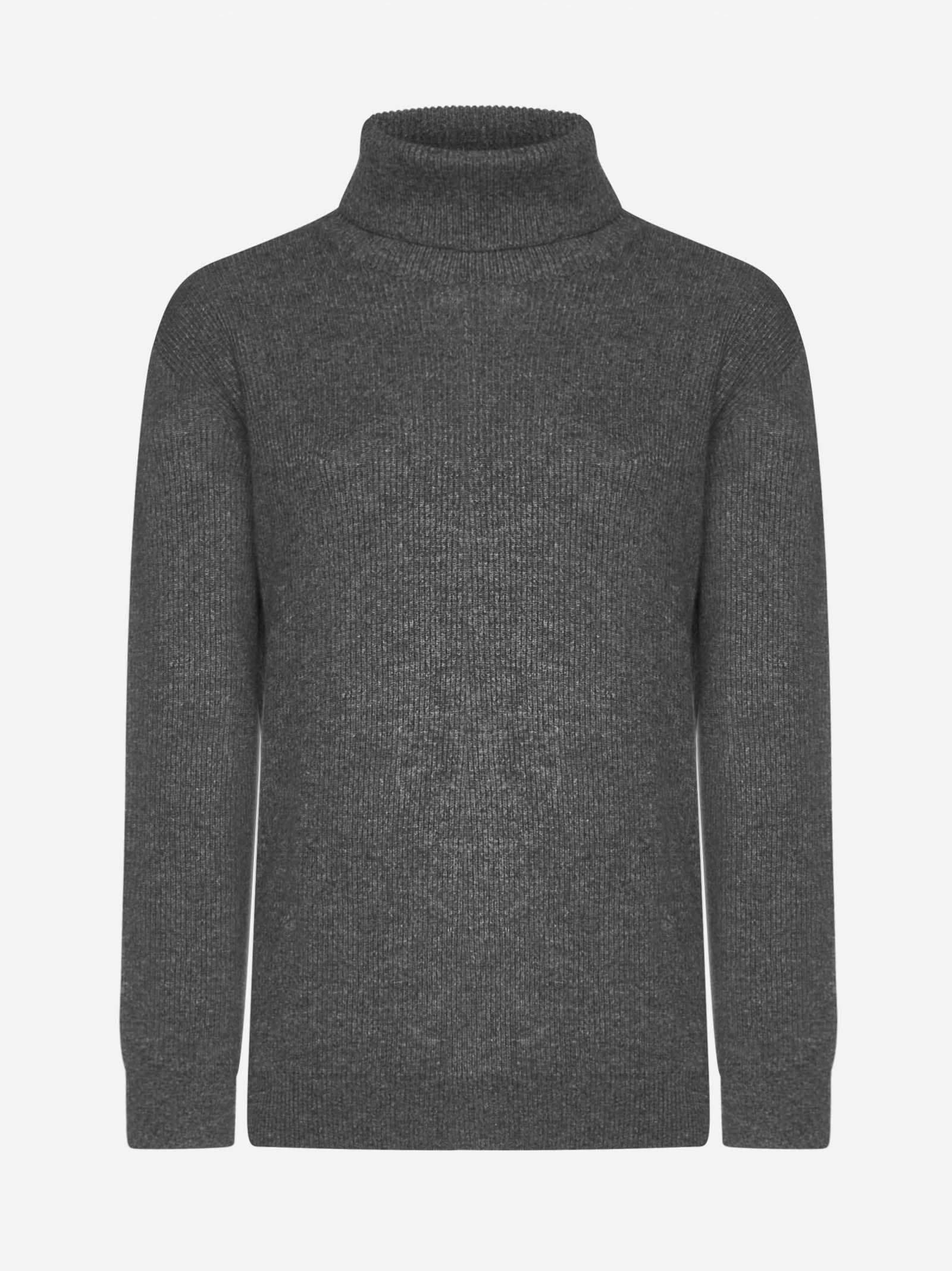 Shop Brunello Cucinelli Turtleneck In Piombo