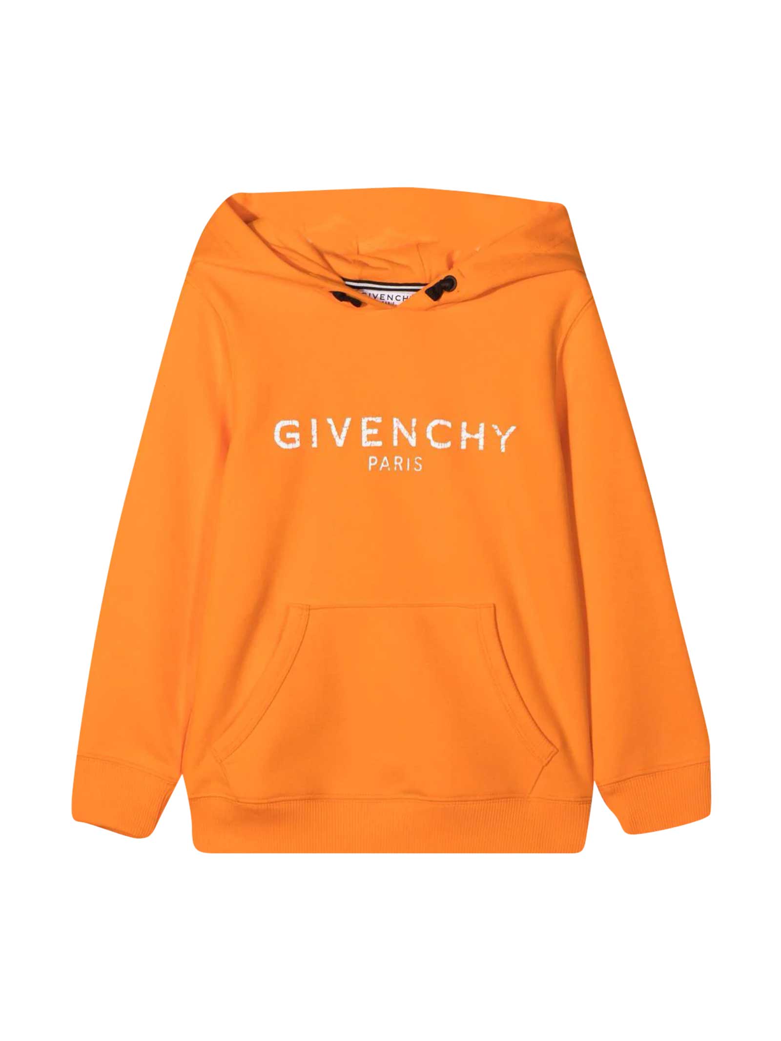 Givenchy Kids' Sweatshirt With Print In Orange