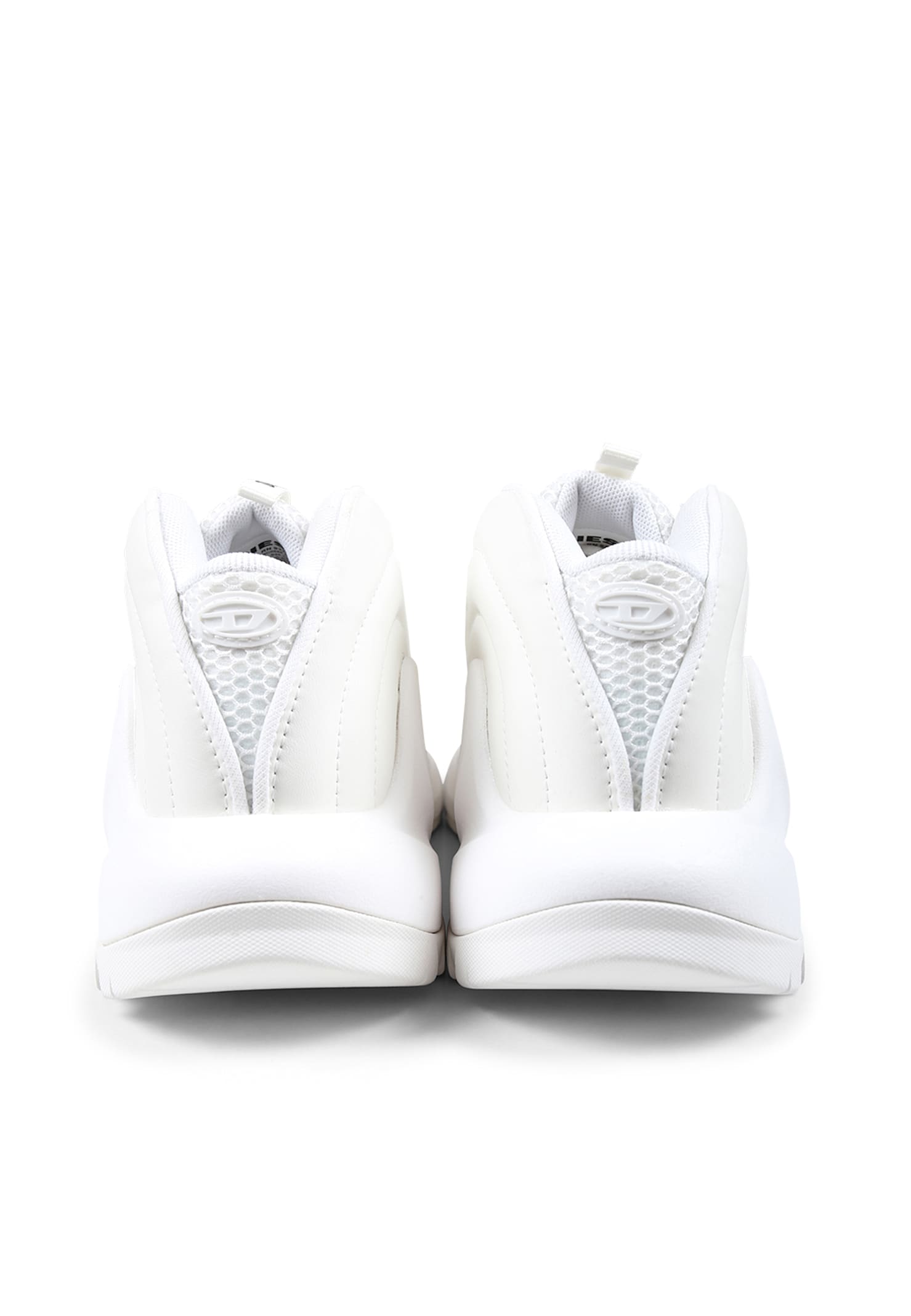 Diesel Kids White S-d-runner X Sneakers In White