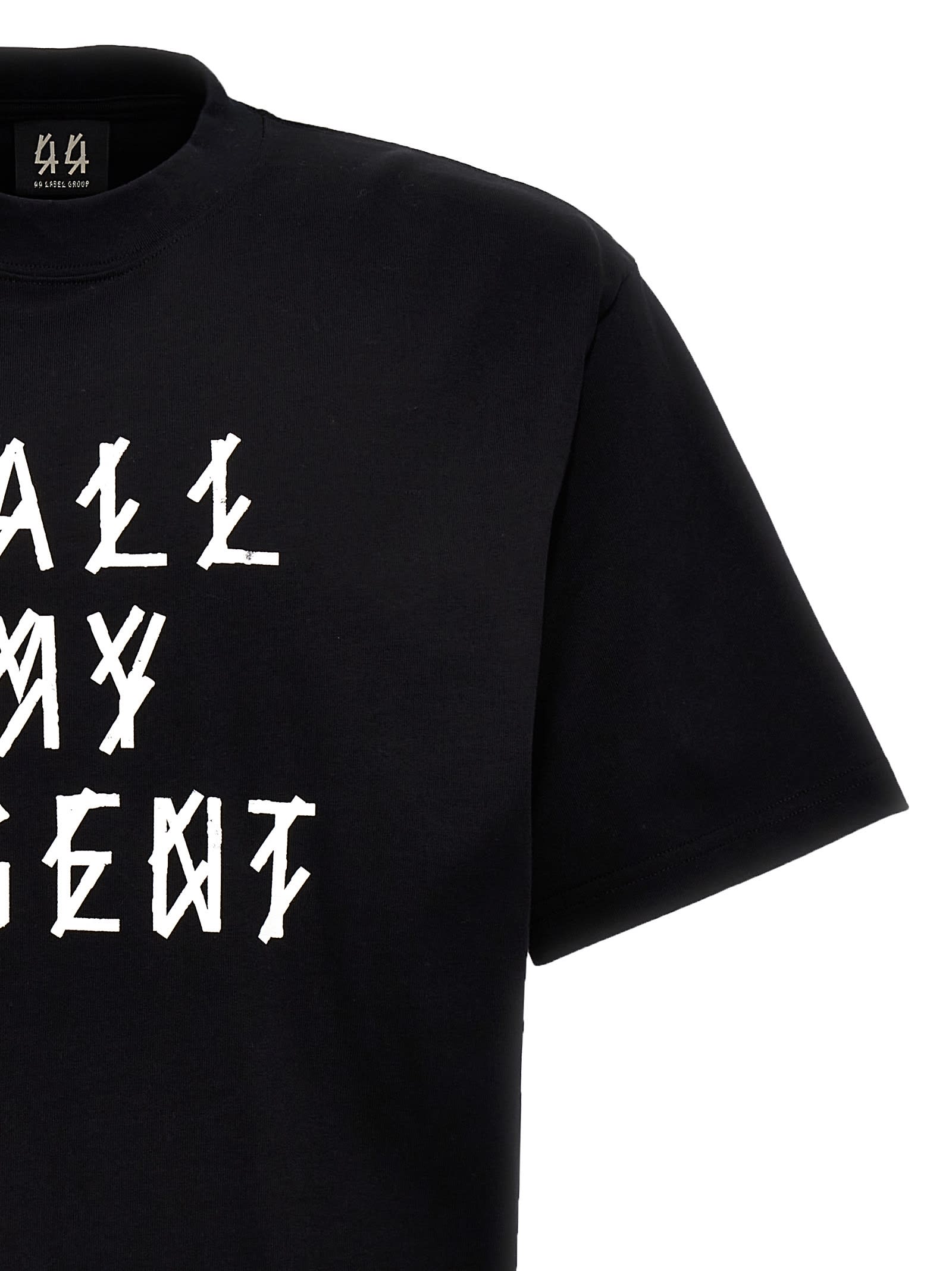 Shop 44 Label Group Agent T-shirt In Black