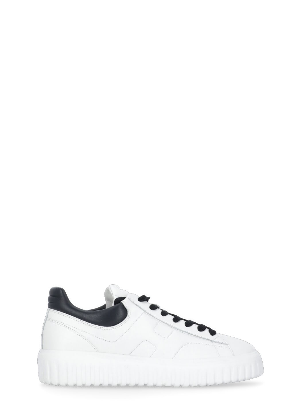 Shop Hogan H-stripes Sneakers In White