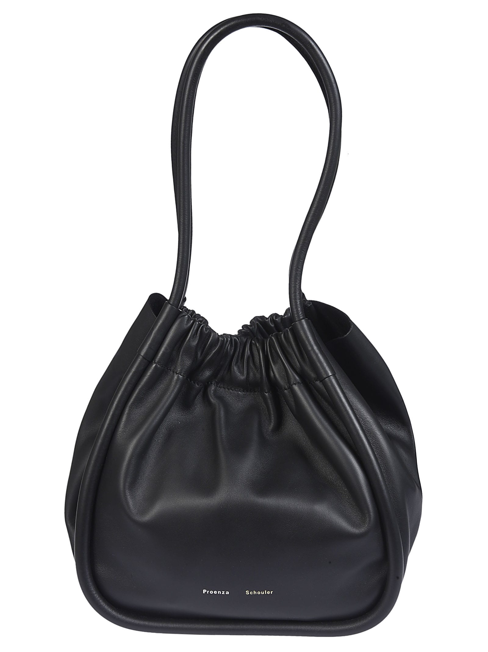 Proenza Schouler Pouch Embellished Bucket Bag In Black