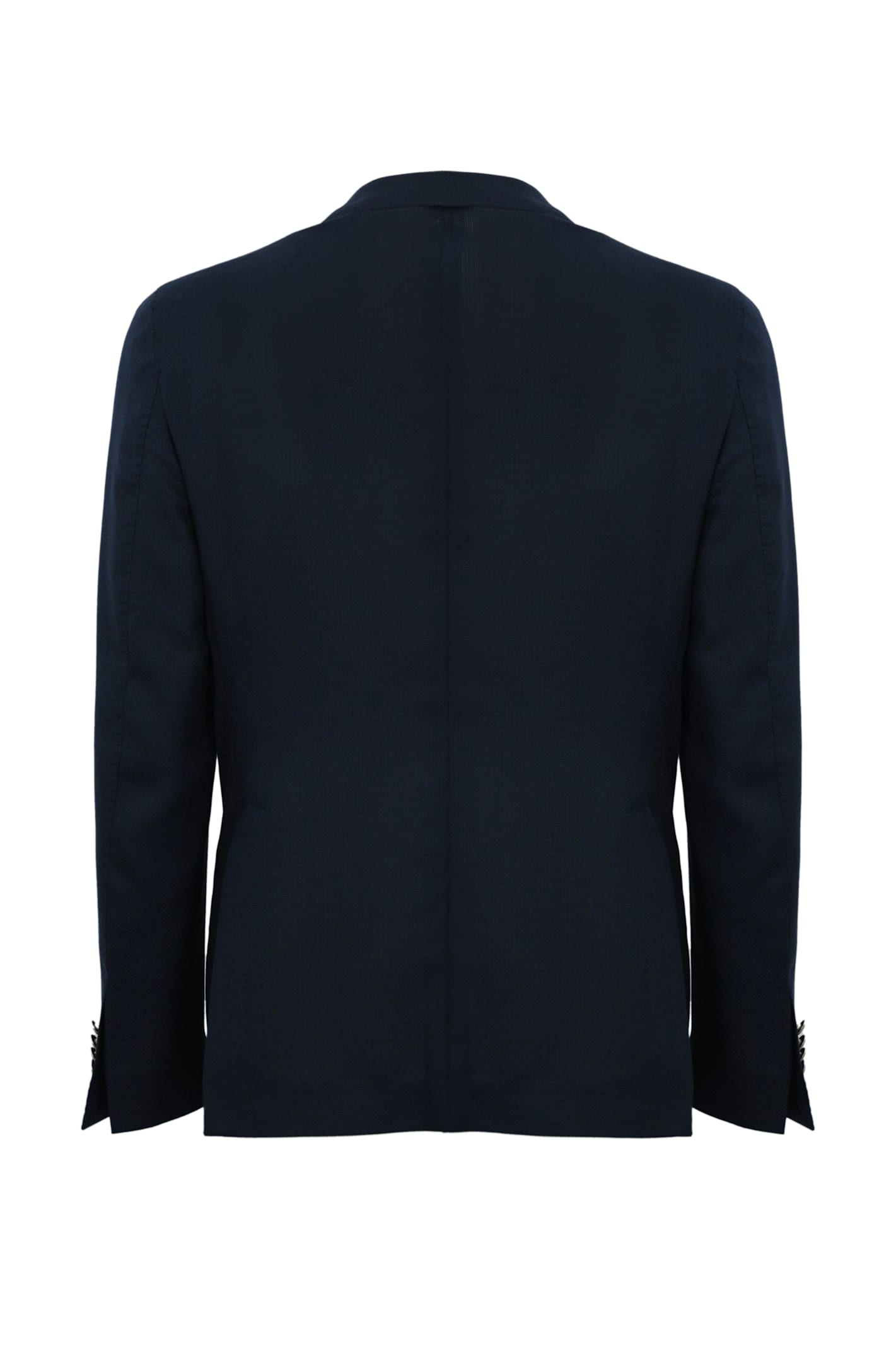 L.b.m 1911 Single-breasted Cotton And Wool Jacket In Blu
