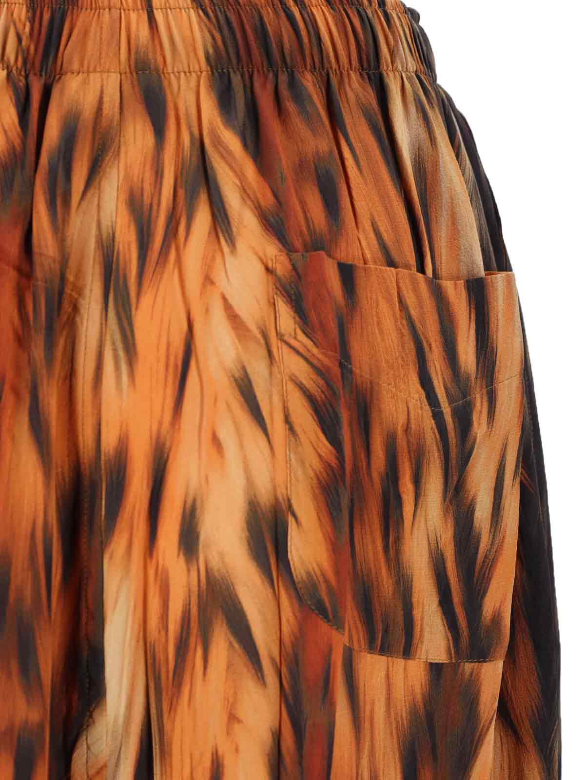 Balenciaga Pajamas-style Pants In Brown