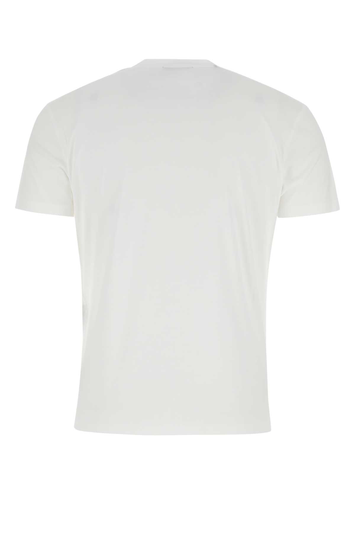 Shop Tom Ford White Lyocell Blend T-shirt In Aw002