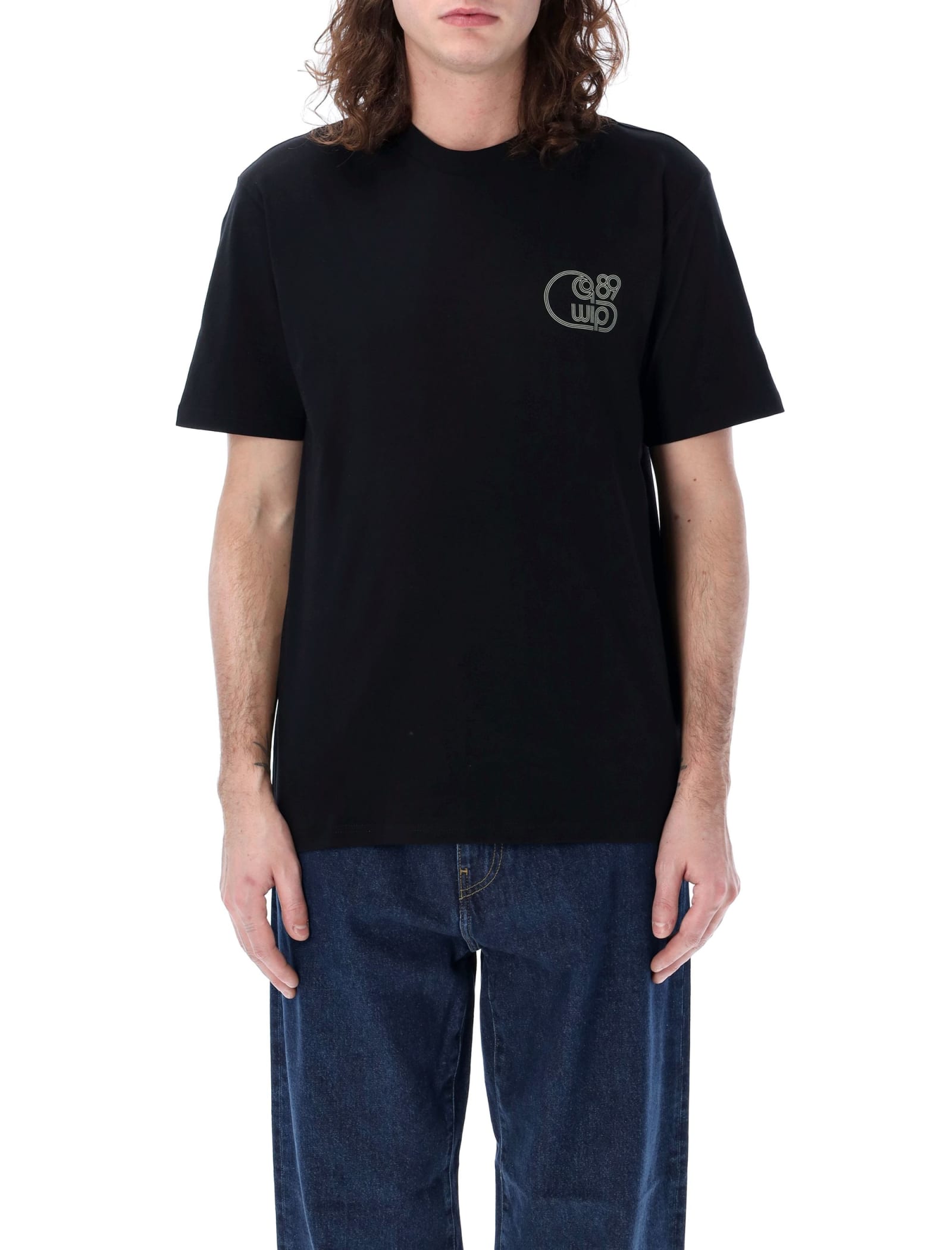 Shop Carhartt Night Night T-shirt In Black