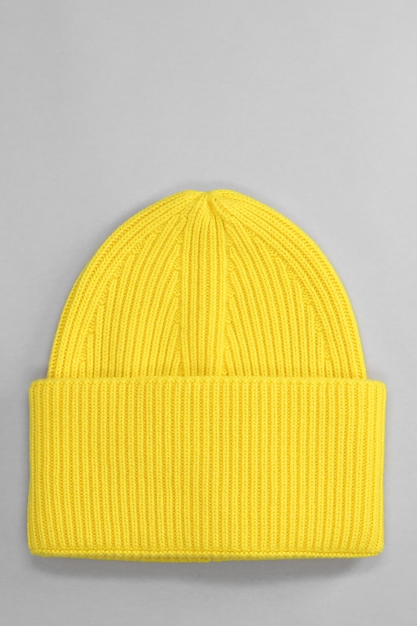 Laneus Hats In Yellow Cashmere