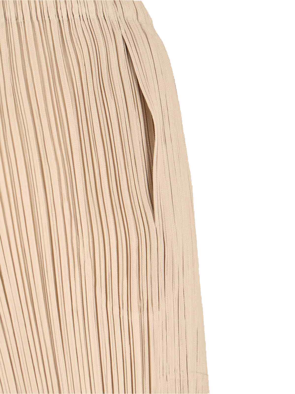 Issey Miyake Pleated Trousers In Pink