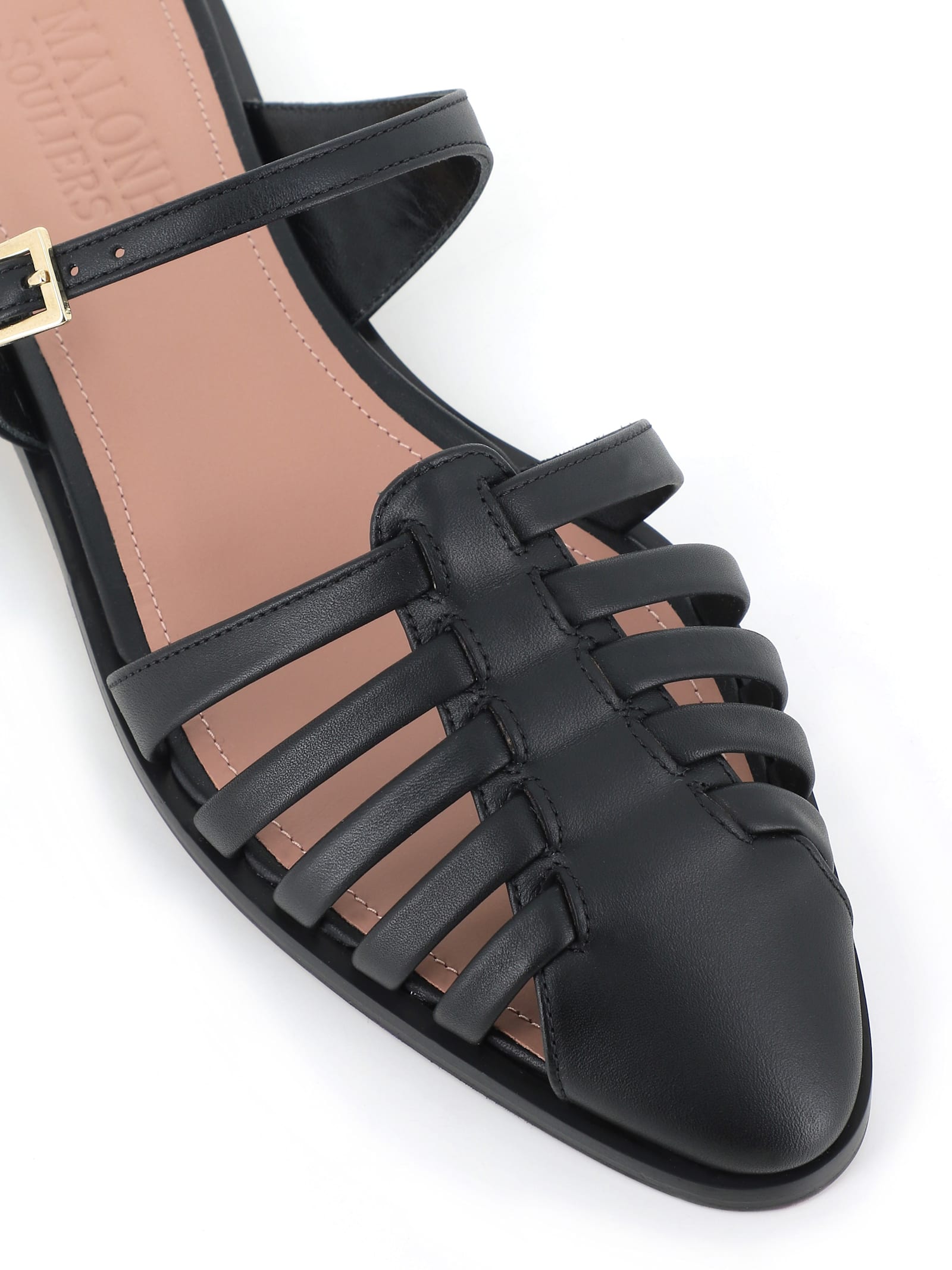 Malone Souliers Eleonora Mules In Black