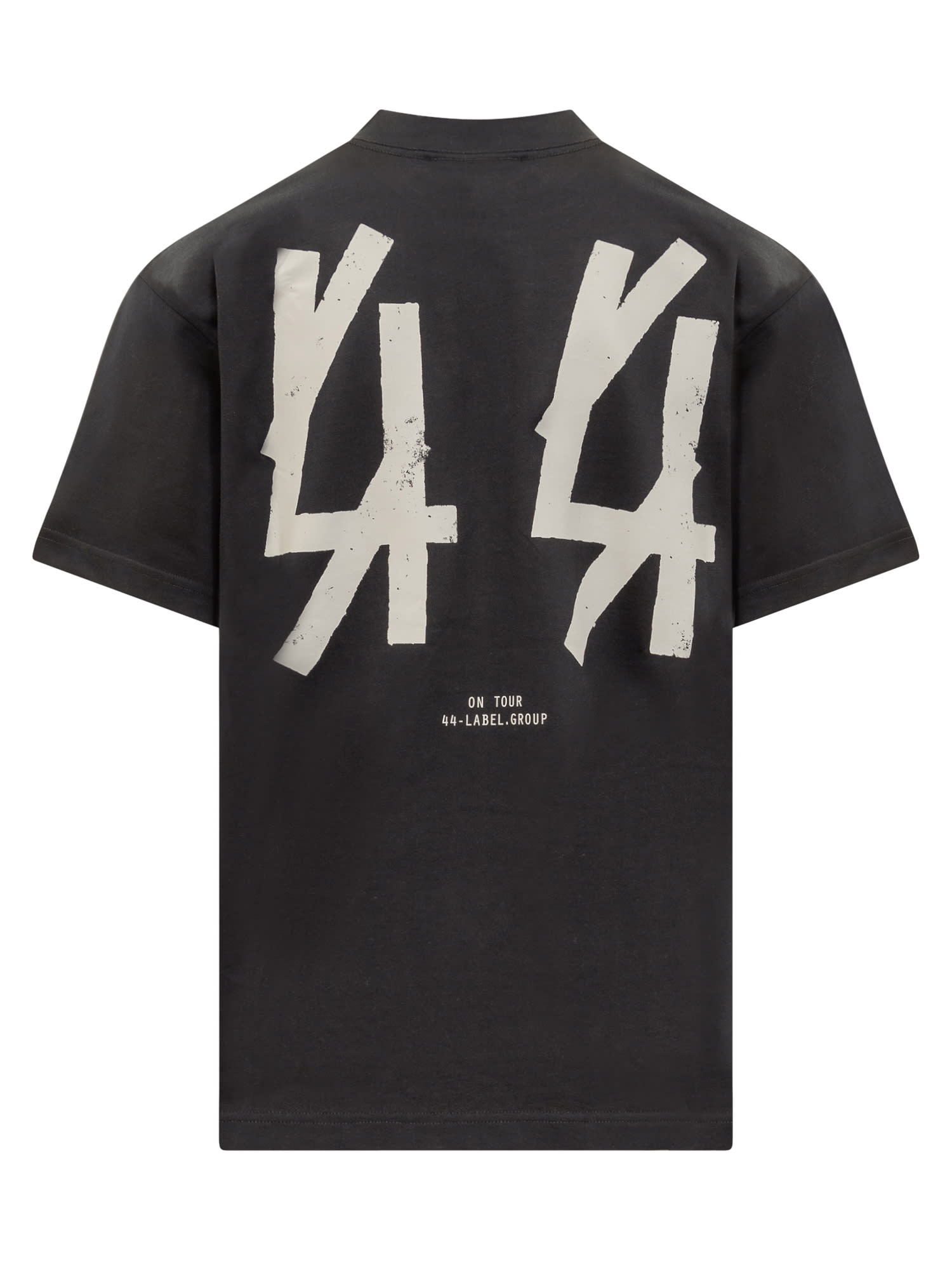 Shop 44 Label Group T-shirt With Aaa Print In Black-aaa Print