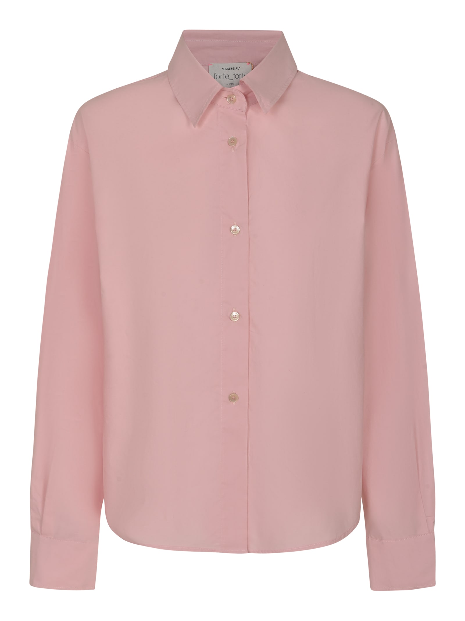 Shop Forte Forte Boxy Shirt In Pink